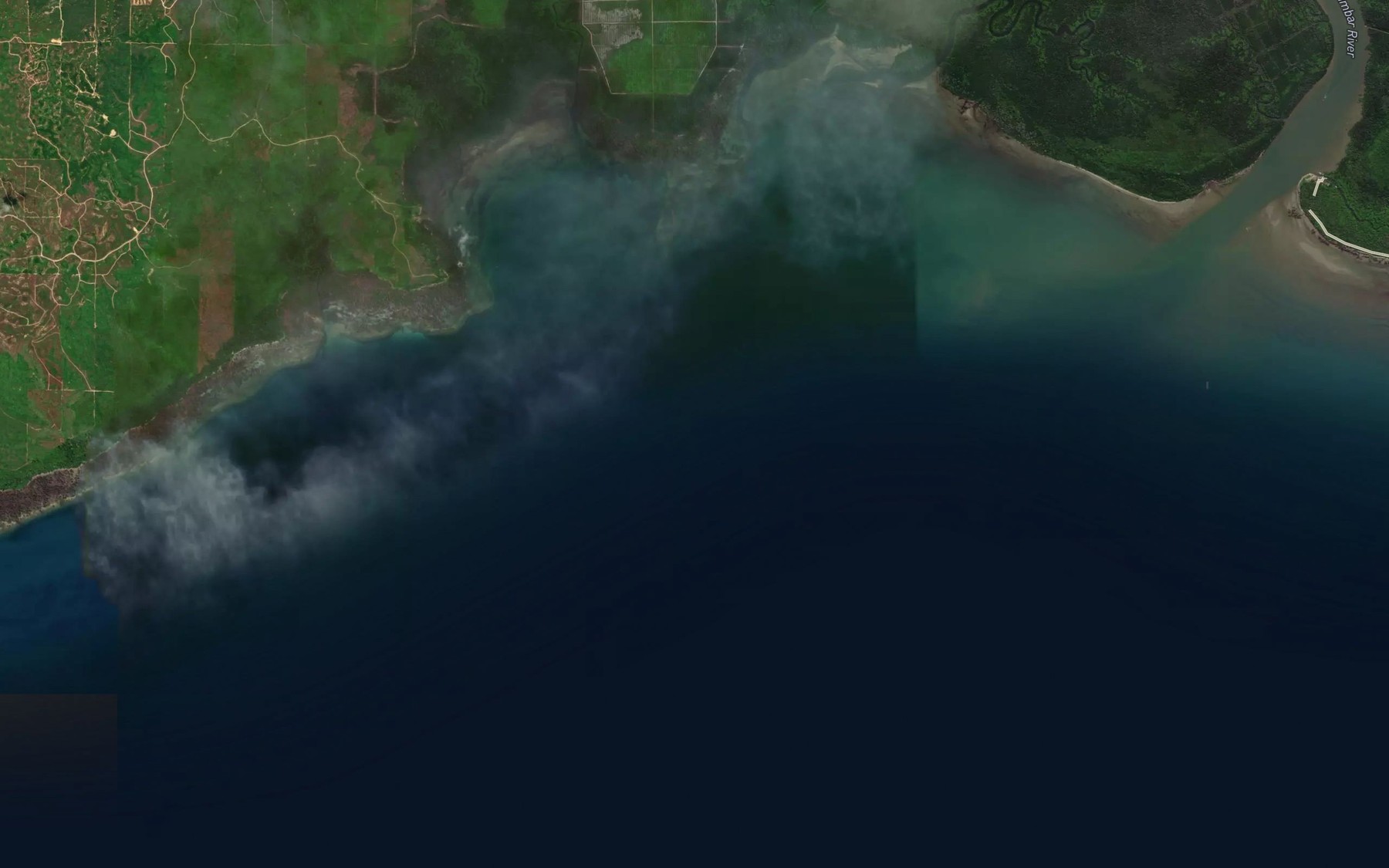 Satellite map of the Teluk Menumbar