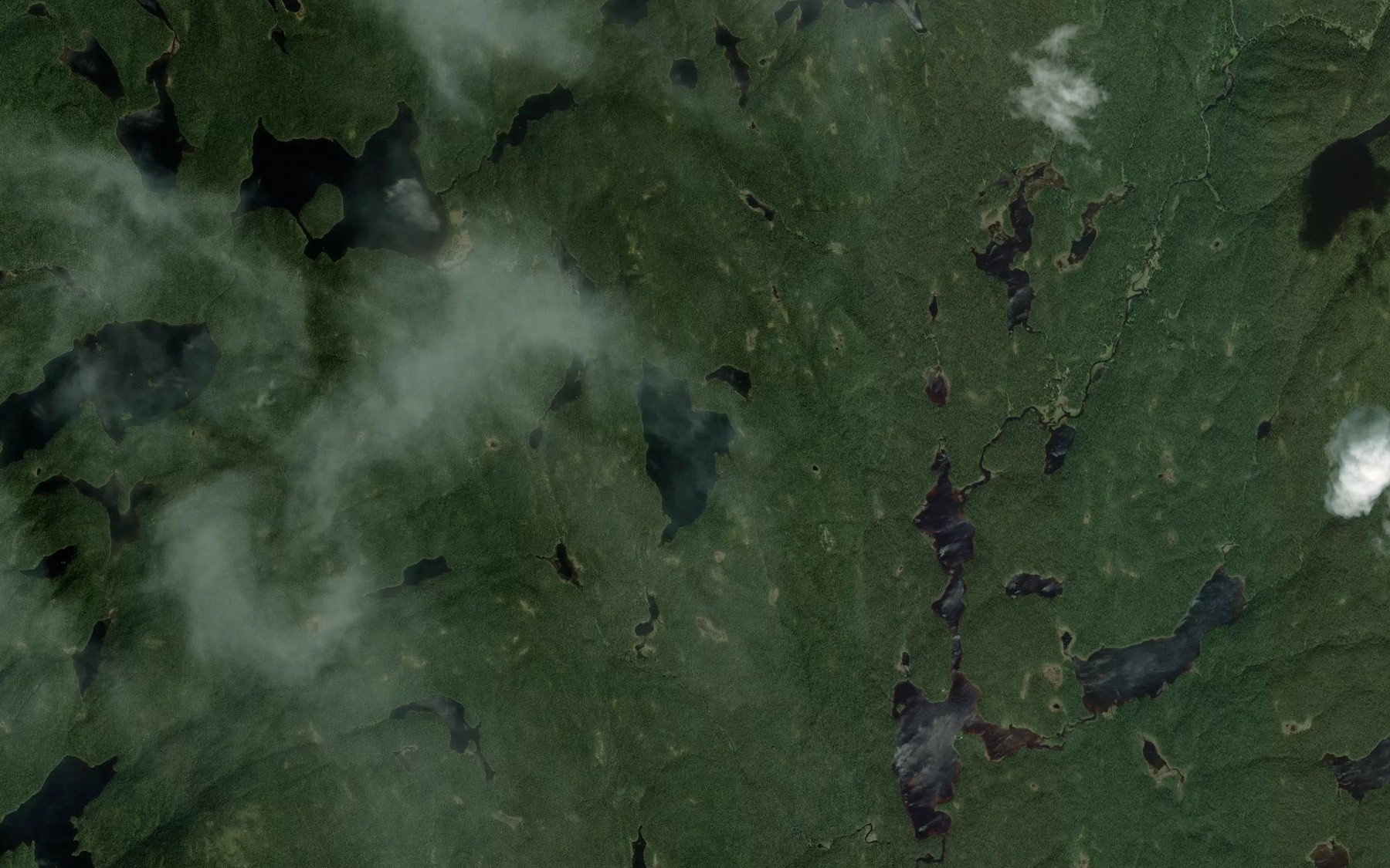 Satellite map of the Lac a Pouilleux