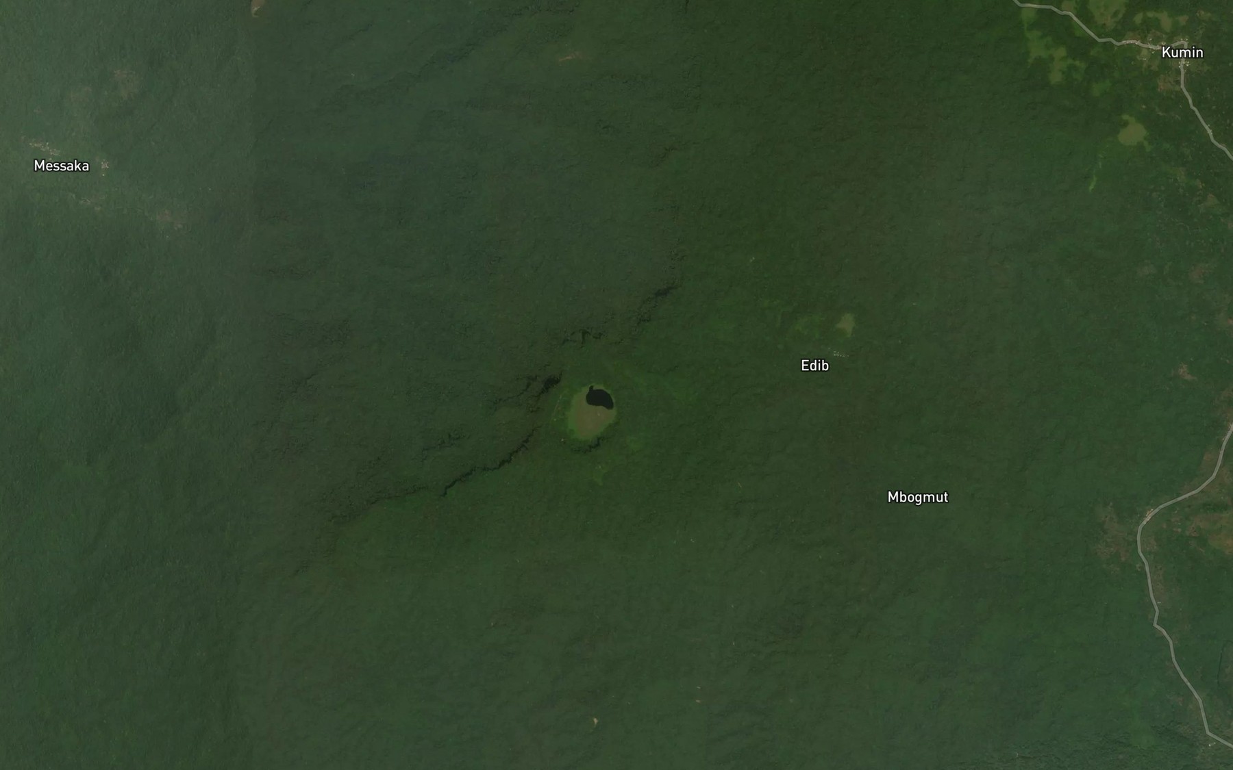Satellite map of the Lake Edib