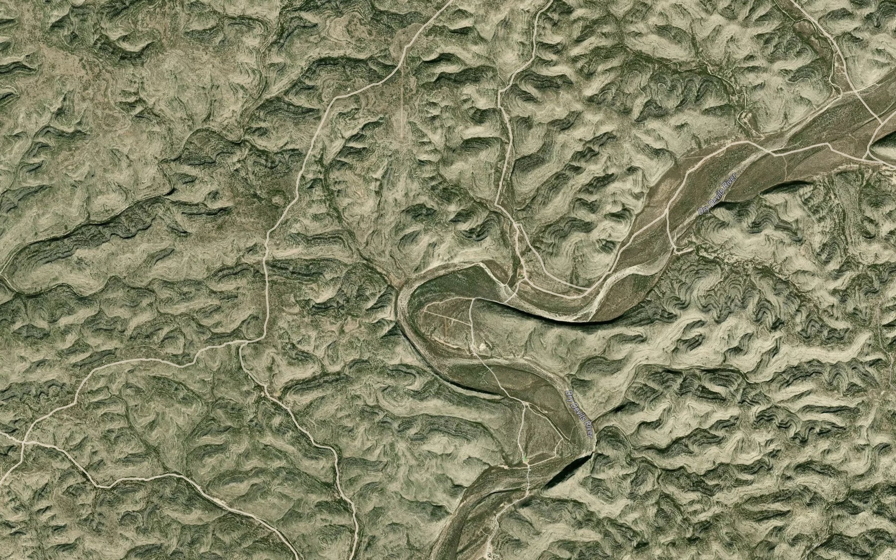 Satellite map of the Horseshoe Bend