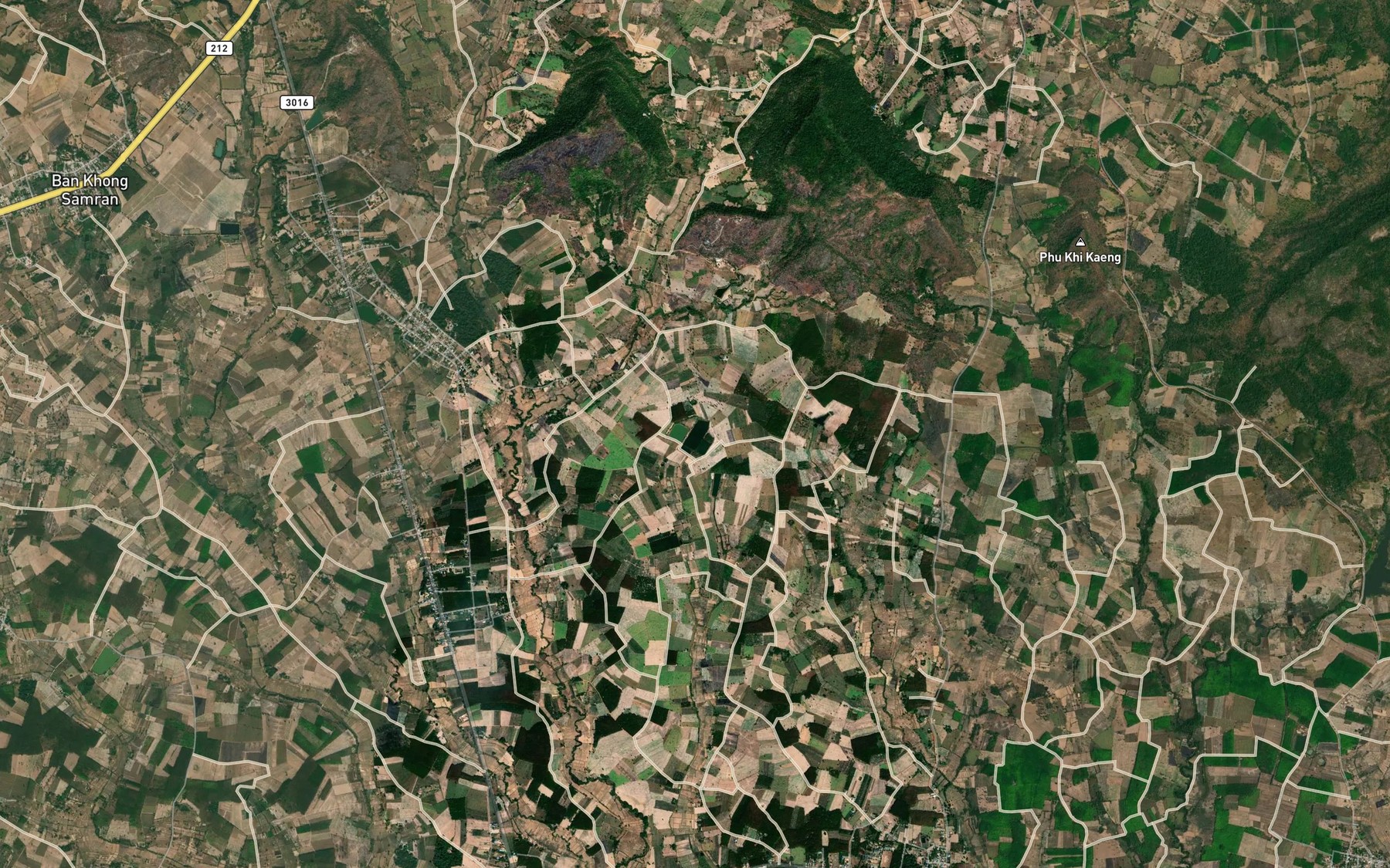 Satellite map of the Ang Kep Nam Huai Kham Nang Phaeng