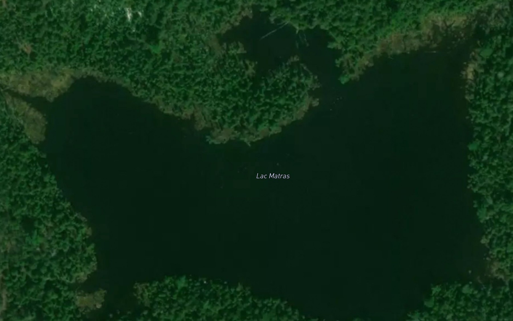 Satellite map of the Lac Matras