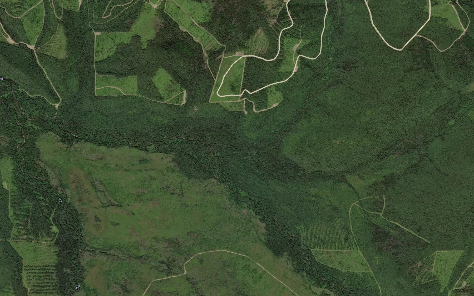 Satellite map of the Metai Yuzhnaya