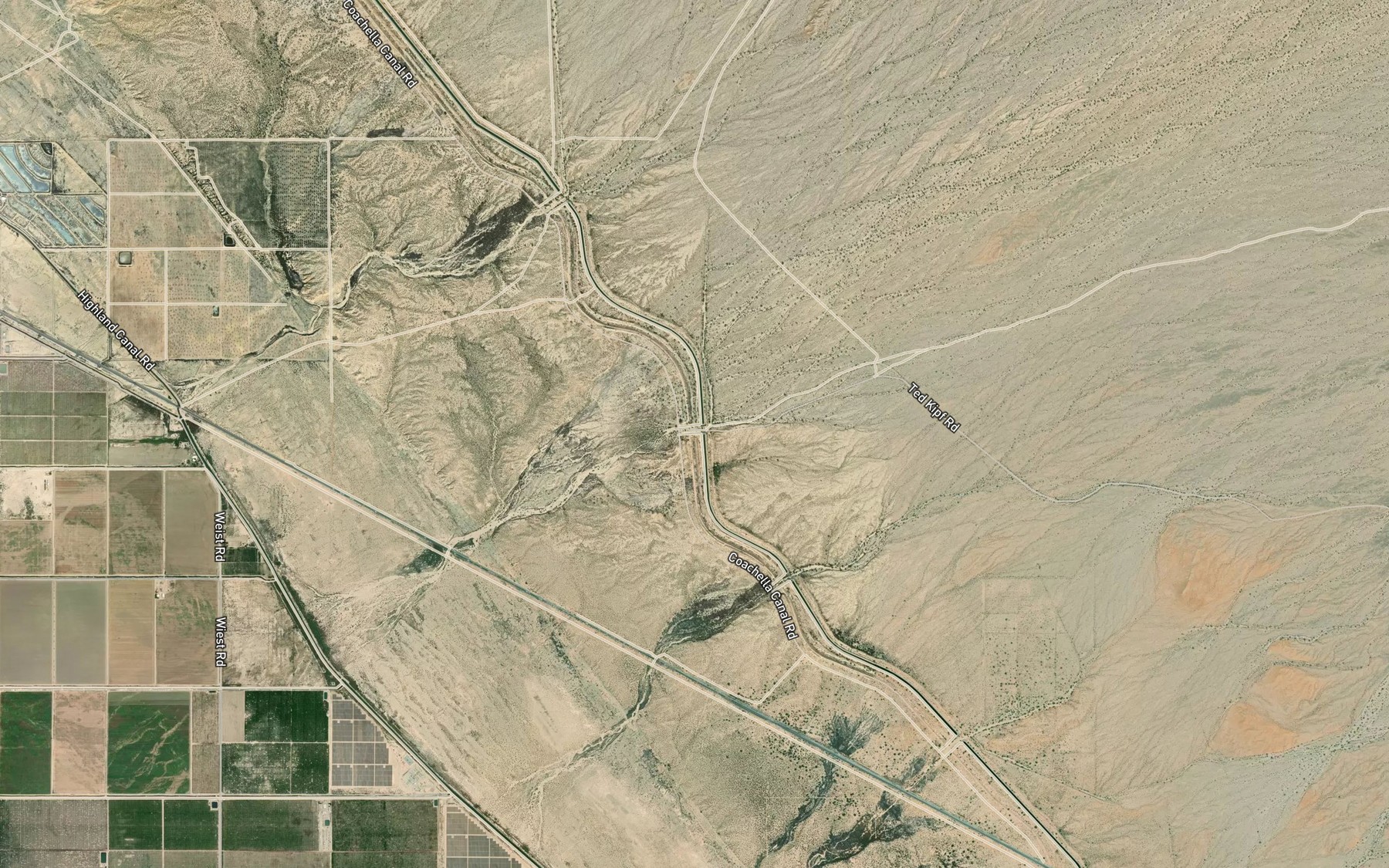 Satellite map of the Siphon Five