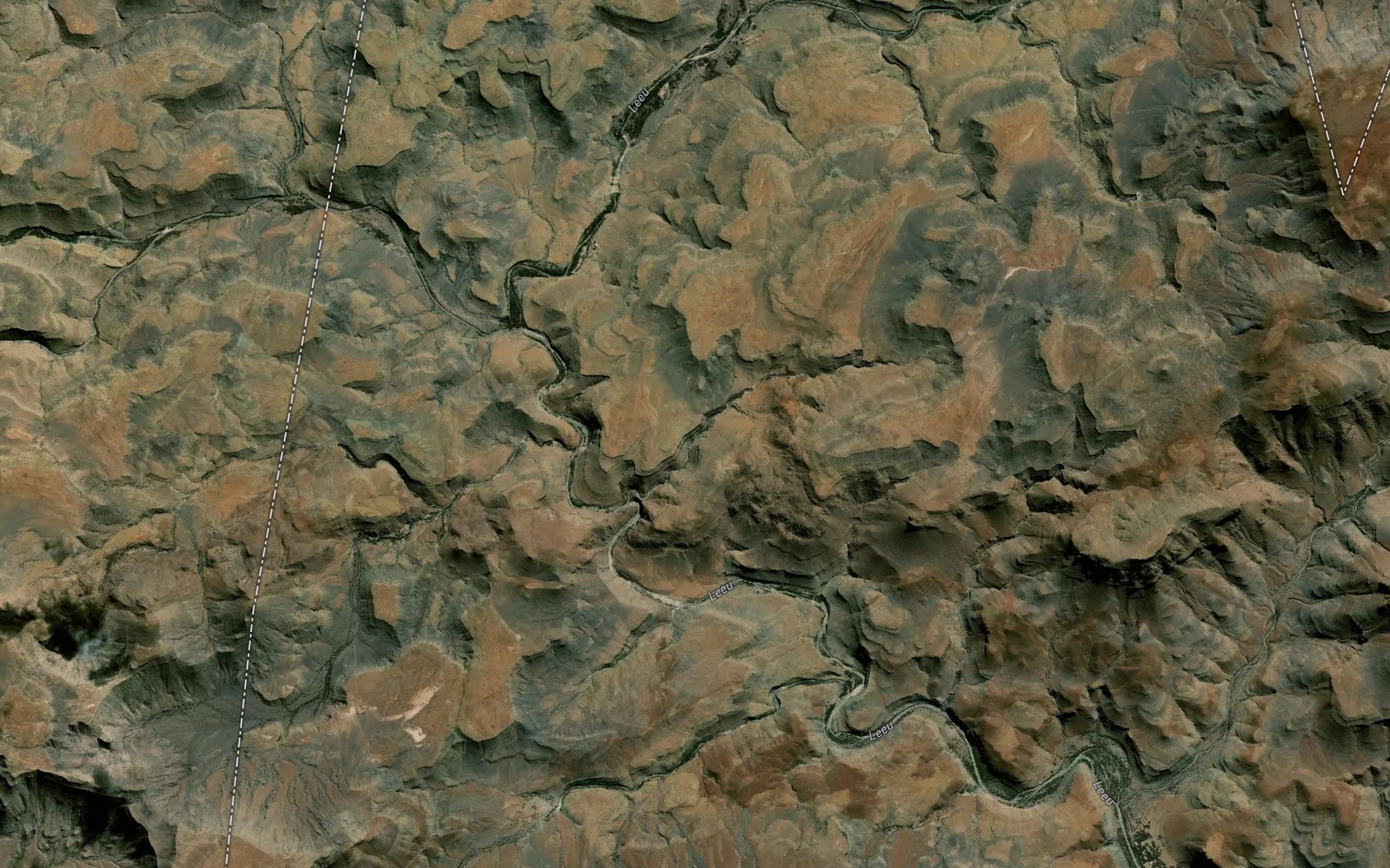 Satellite map of the Klein-Spekhoutkloof