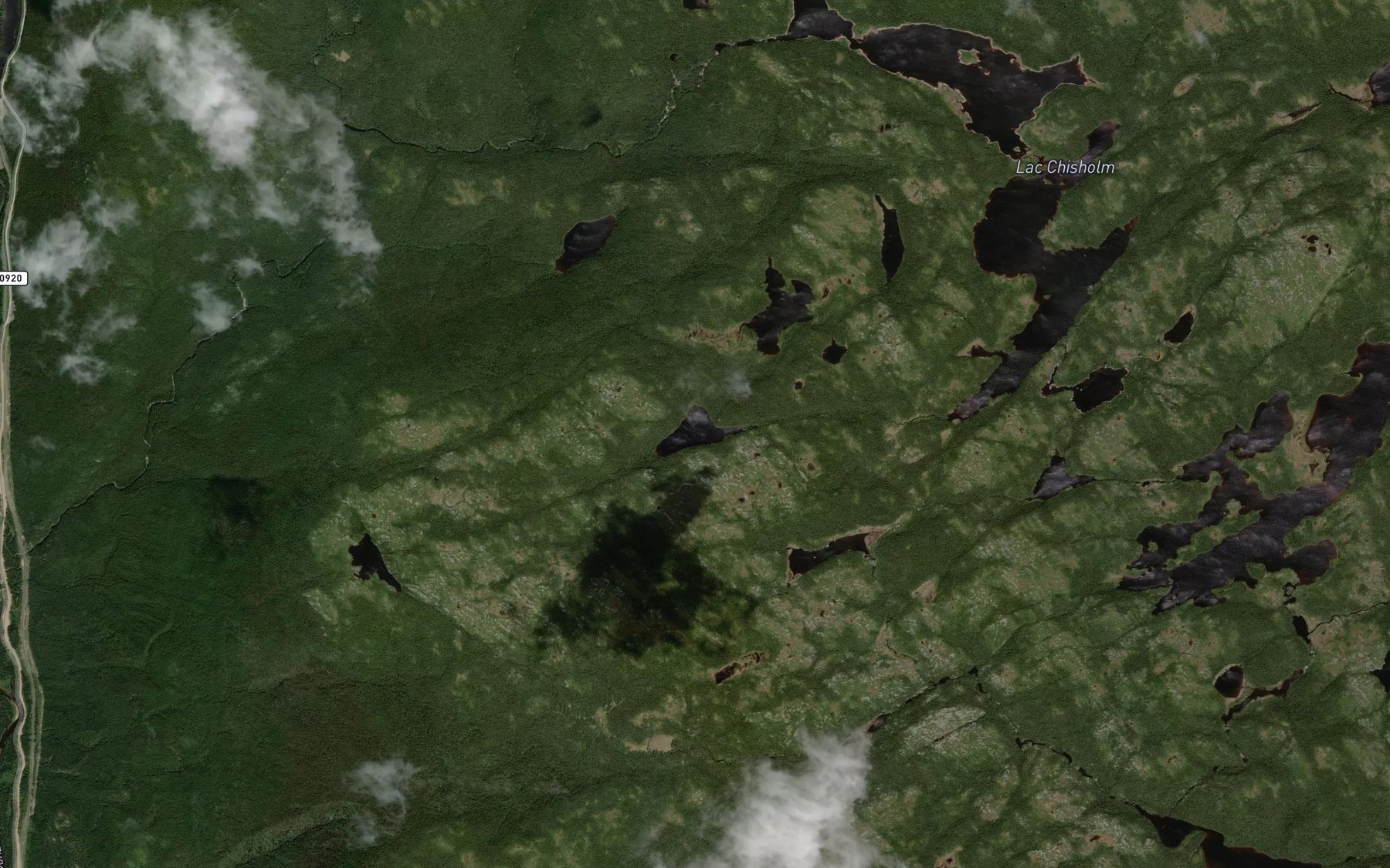 Satellite map of the Lac des Colleurs