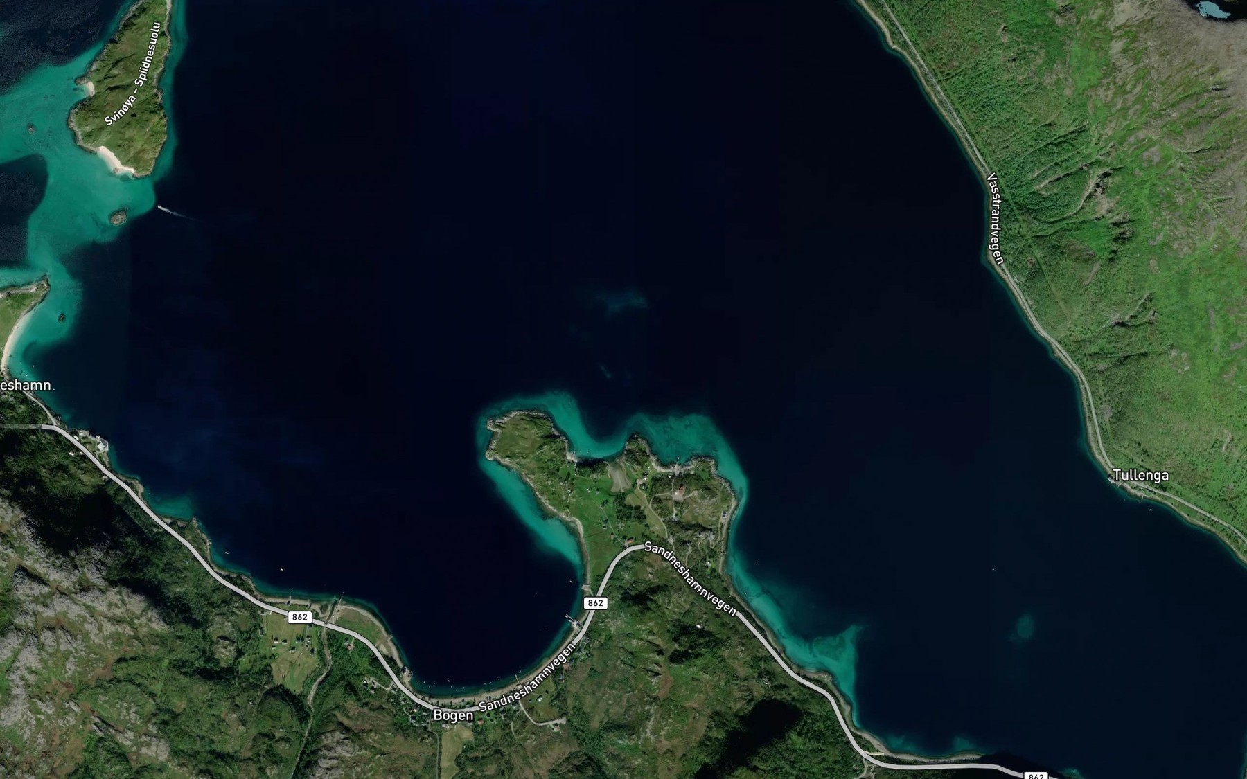 Satellite map of the Manndauden