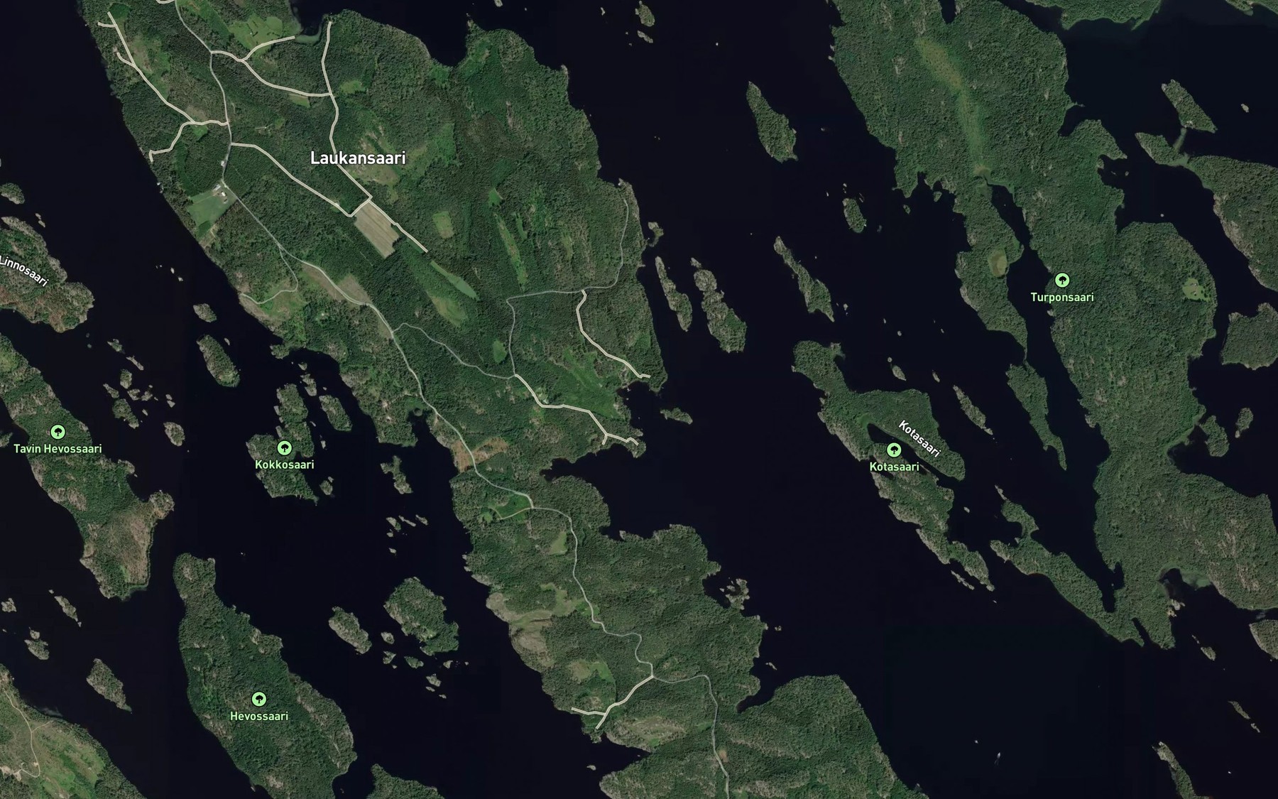 Satellite map of the Tillimonlahti