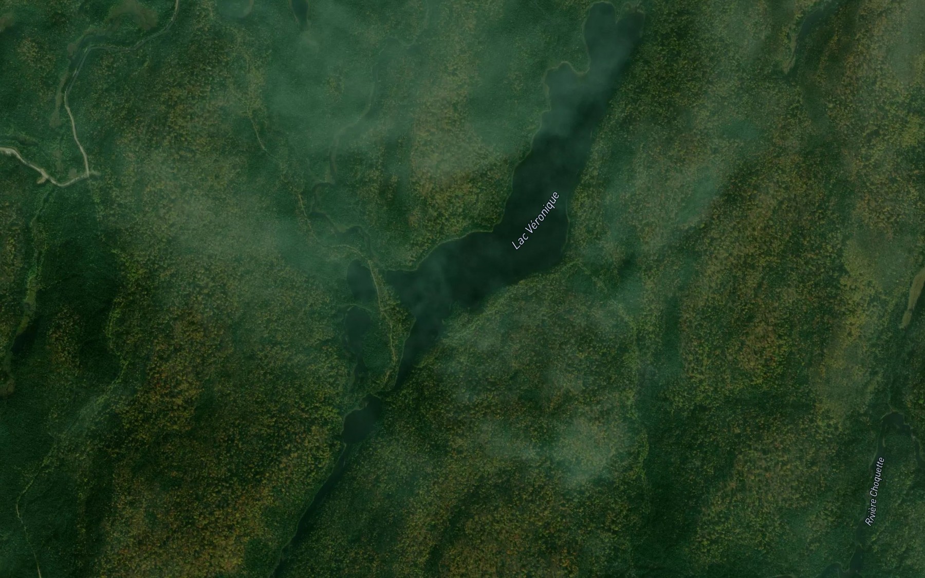 Satellite map of the Lac Veronique