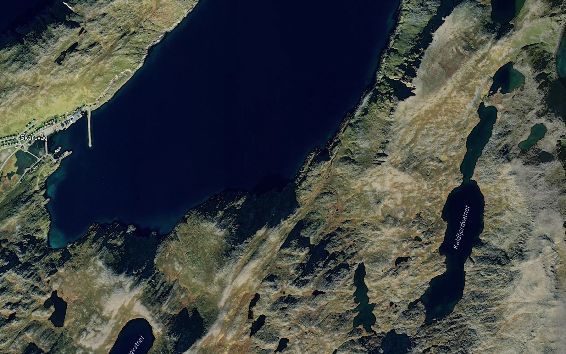 Satellite map of the Molvika