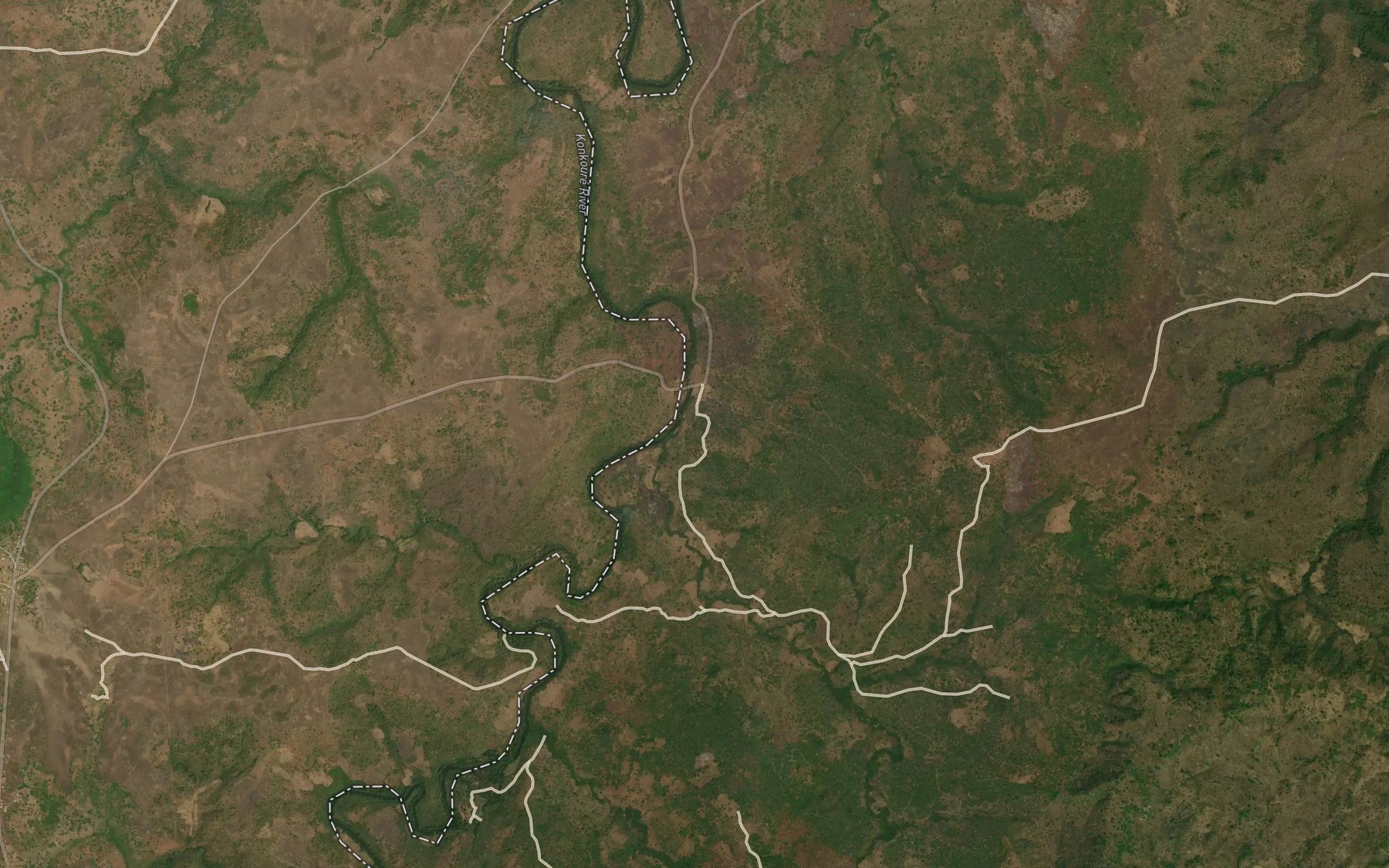 Satellite map of the Misira