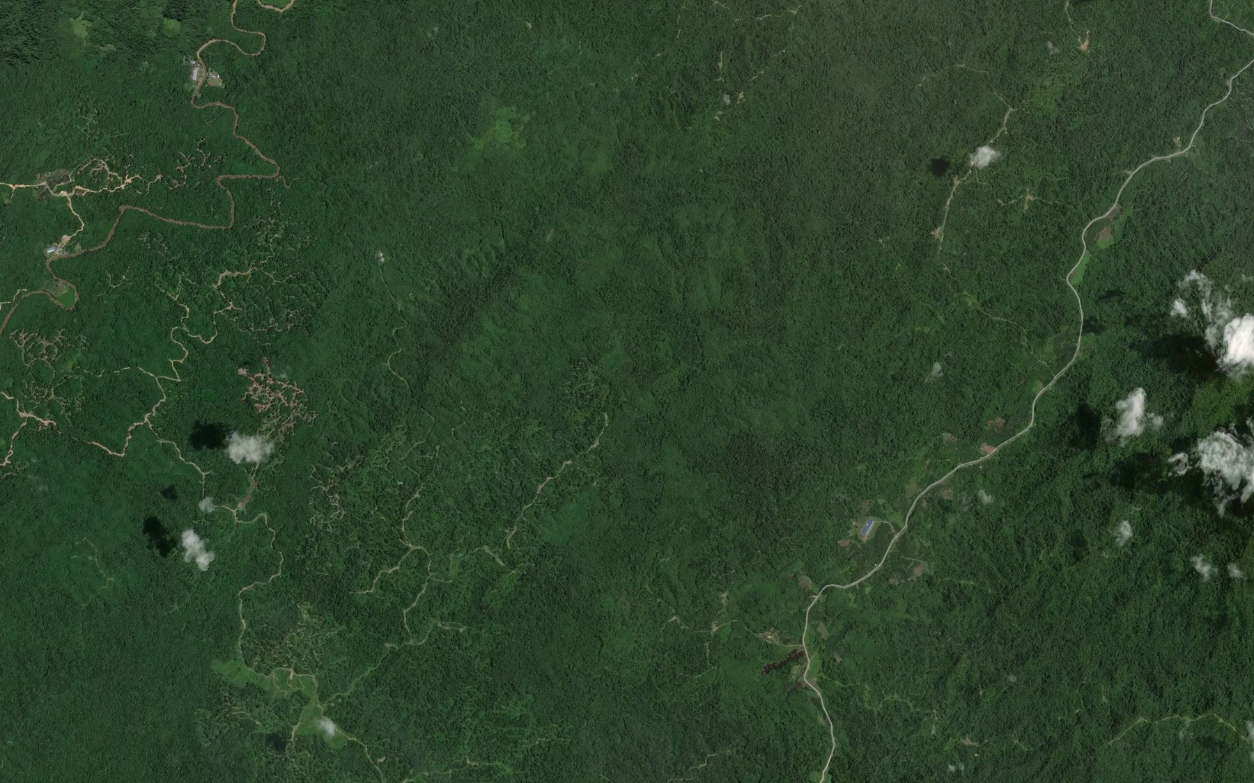 Satellite map of the Sungai Burong