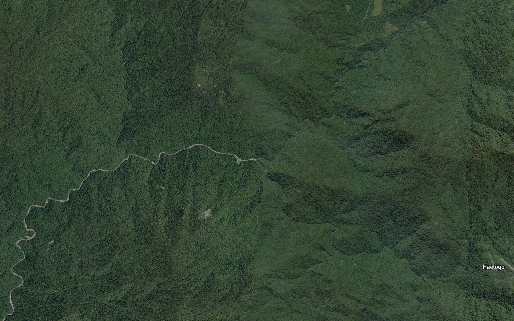 Satellite map of the Vabuiagi River