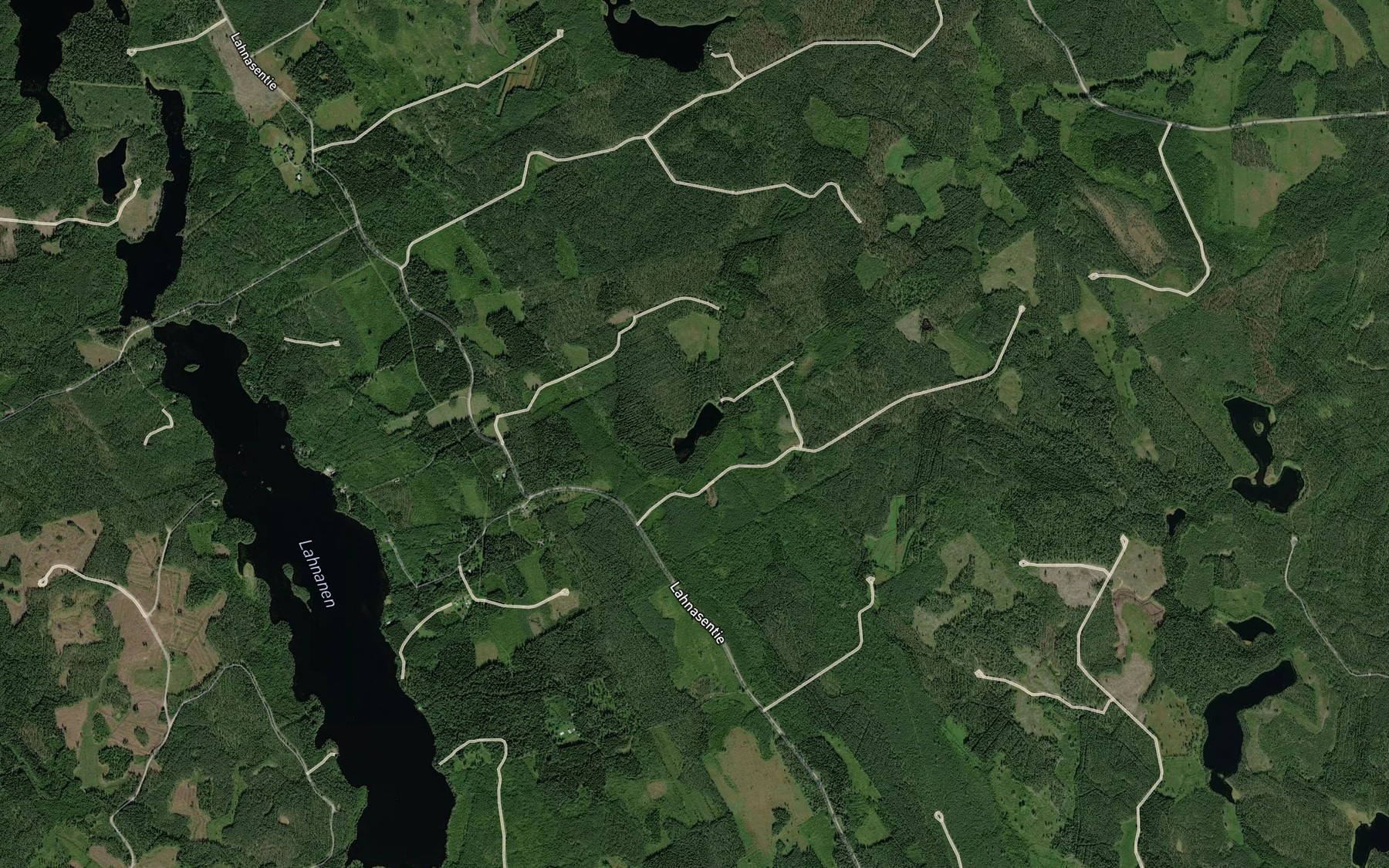 Satellite map of the Vatilampi