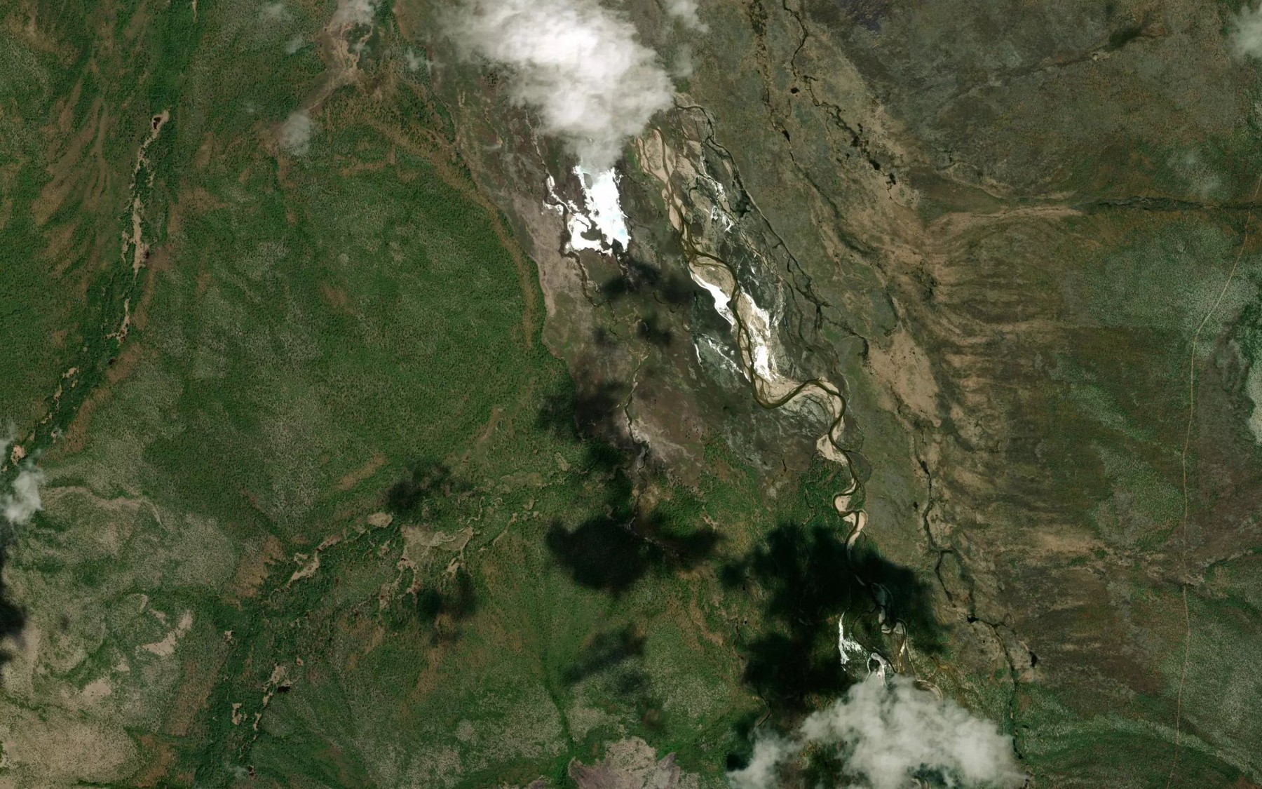 Satellite map of the Daldykan
