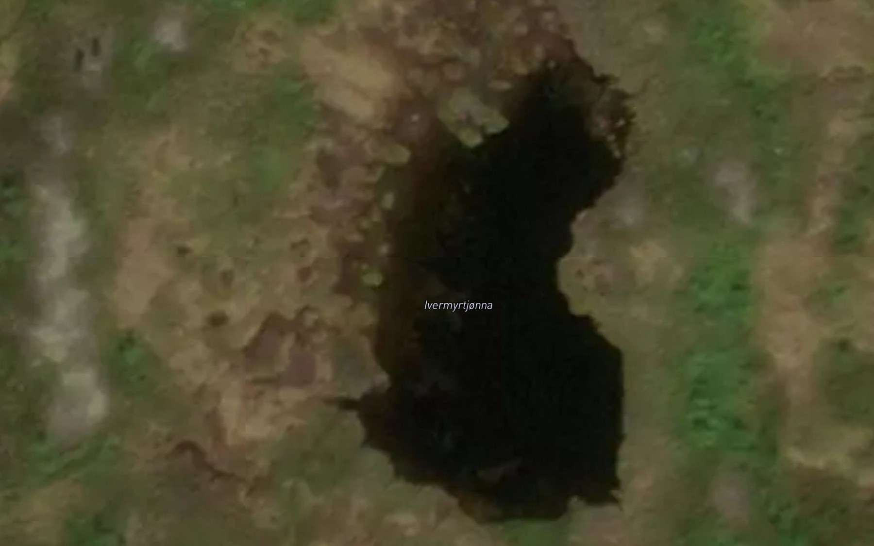 Satellite map of the Ivermyrtjorna
