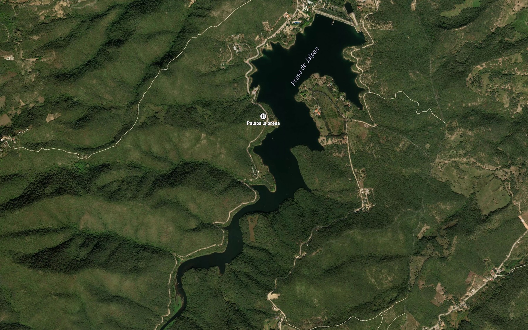 Satellite map of the Jalpan