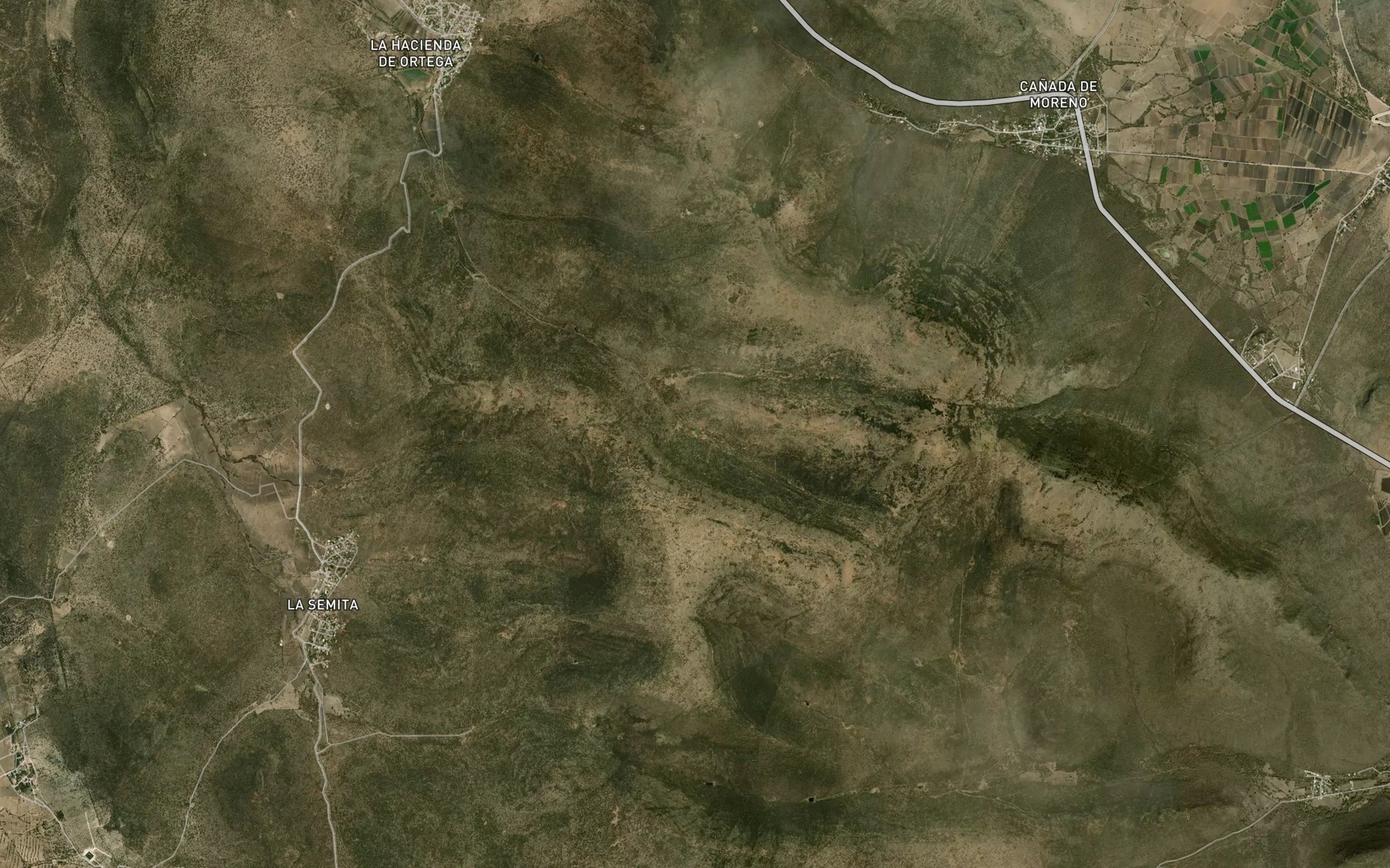 Satellite map of the La Carbonera