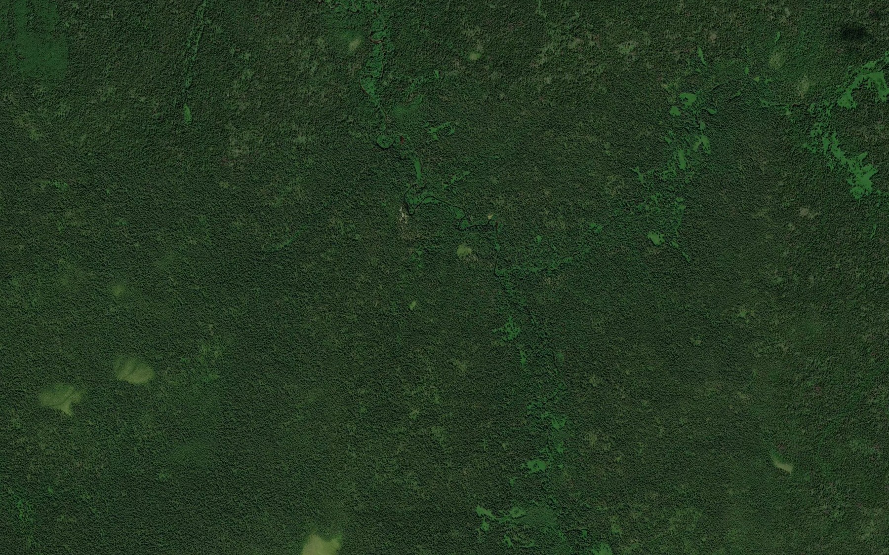 Satellite map of the Severnaya Yezhuga