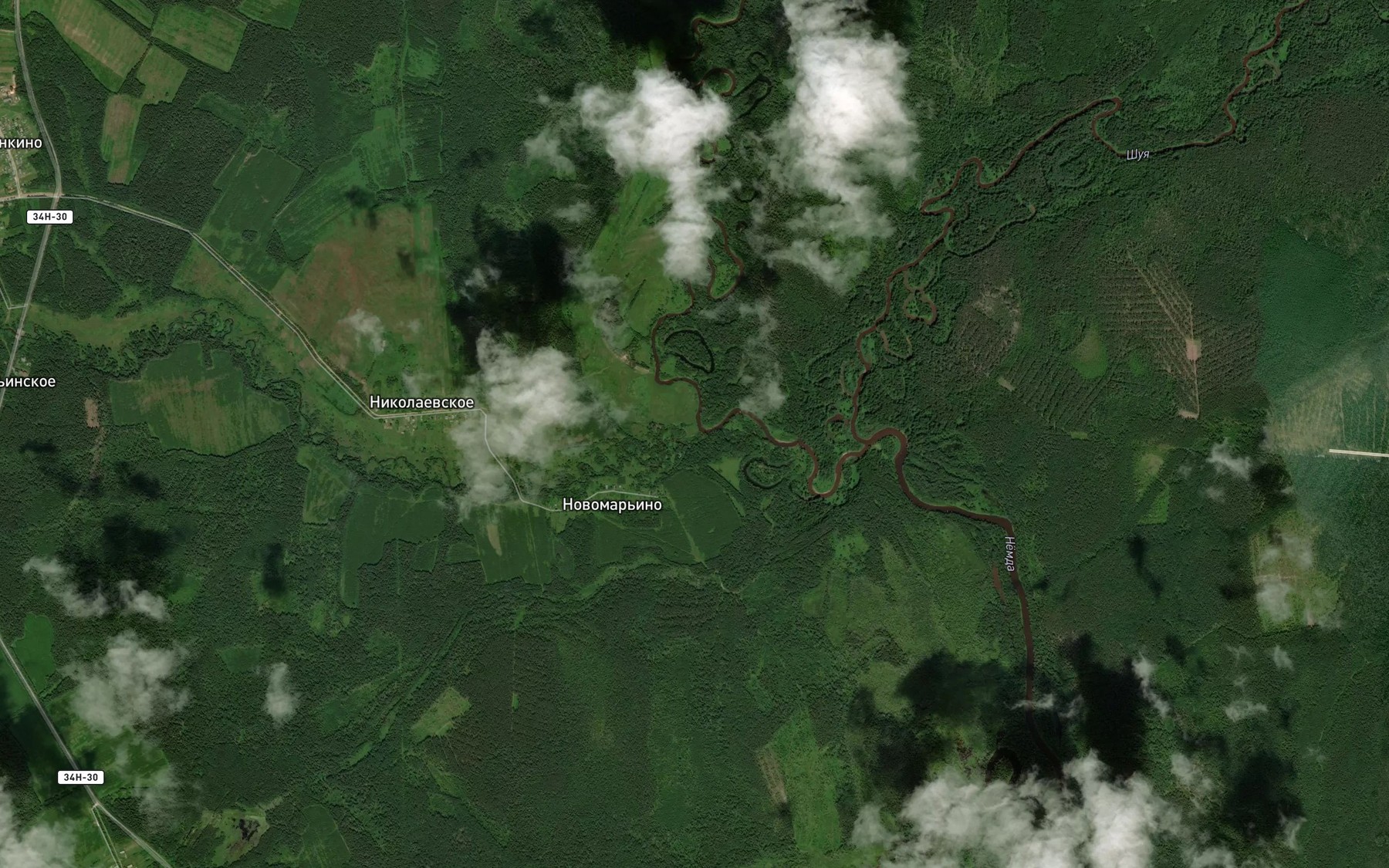 Satellite map of the Nikifora