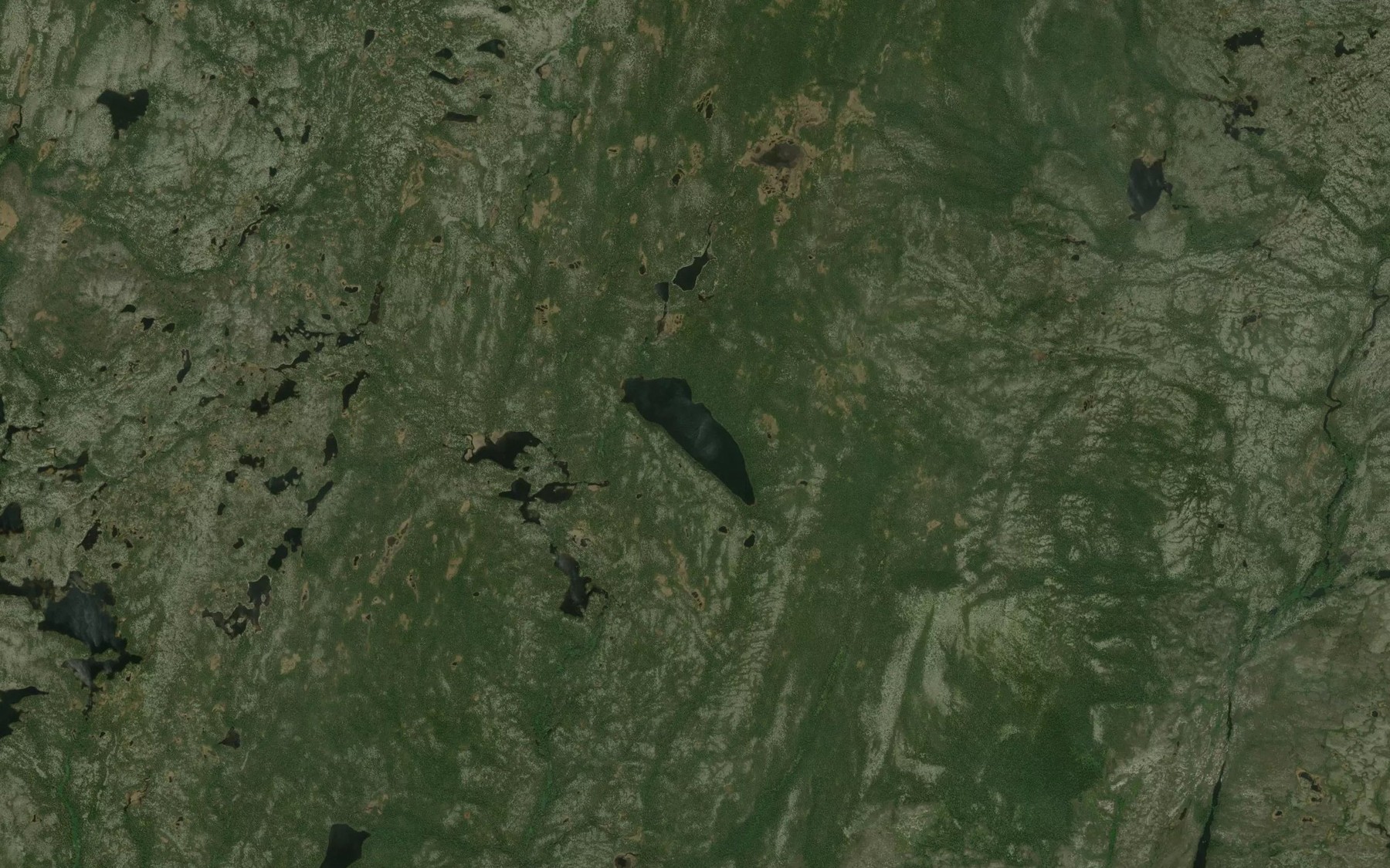 Satellite map of the Lac des Boulders
