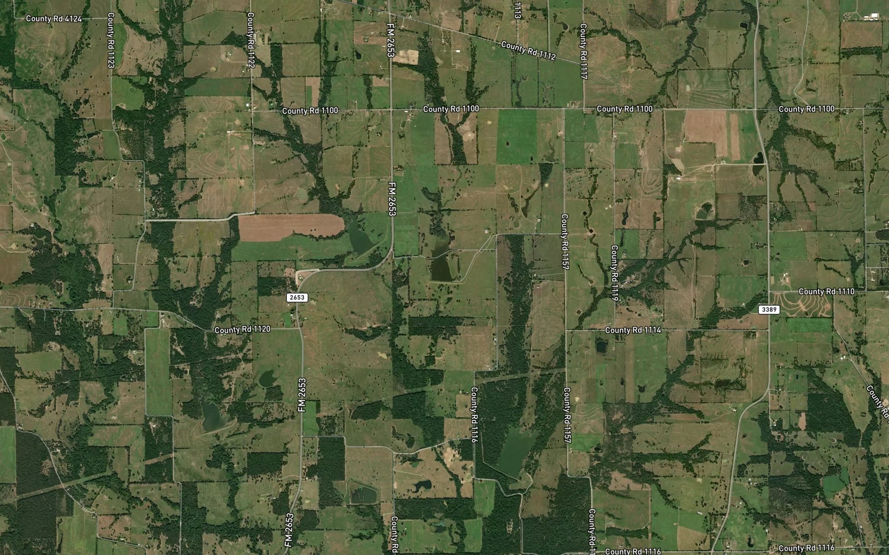Satellite map of the Soil Conservation Service Site 16c Reservoir