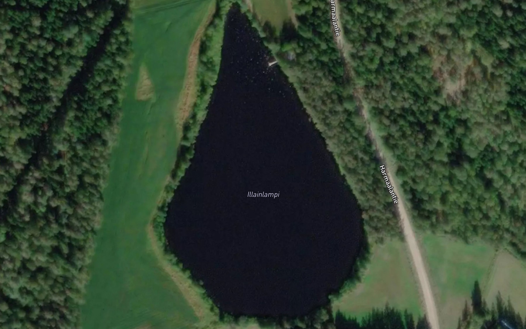 Satellite map of the Illainlampi