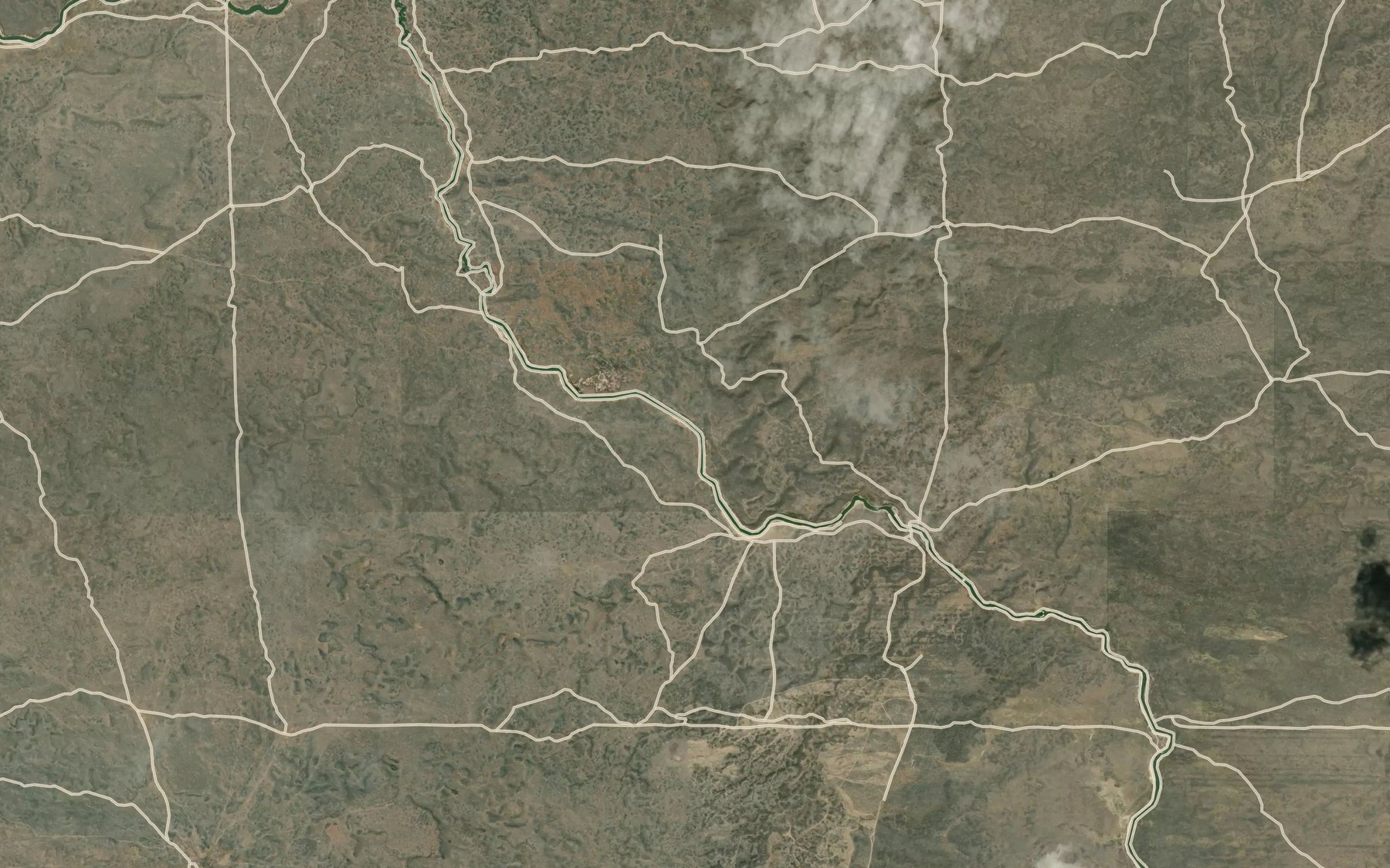 Satellite map of the X Canal