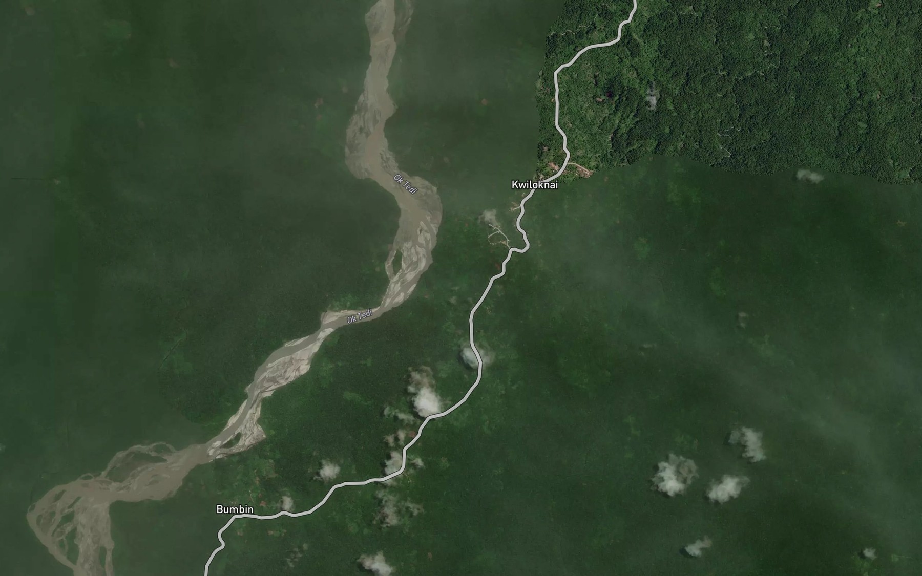 Satellite map of the Wai Riri