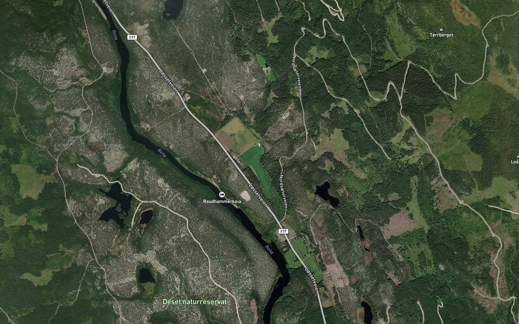 Satellite map of the Ulbekken