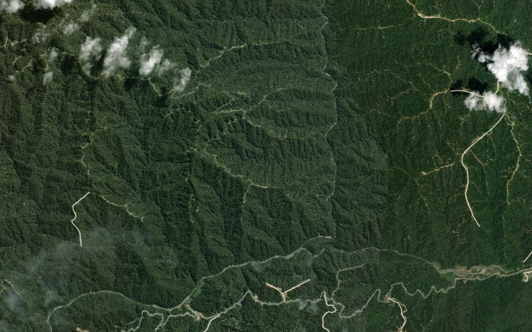 Satellite map of the Sungai Serani