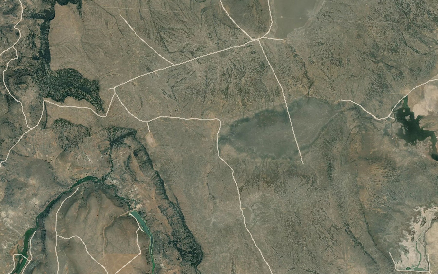 Satellite map of the Upper Meadow Reservoir