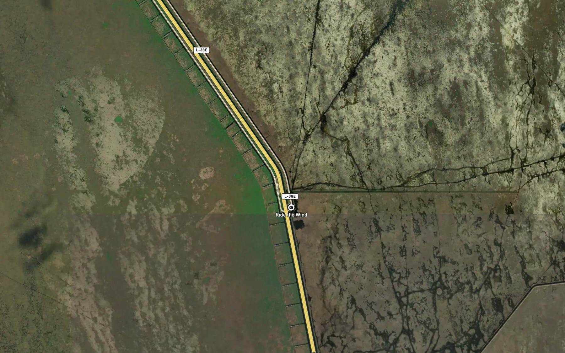 Satellite map of the Twentysix Mile Bend