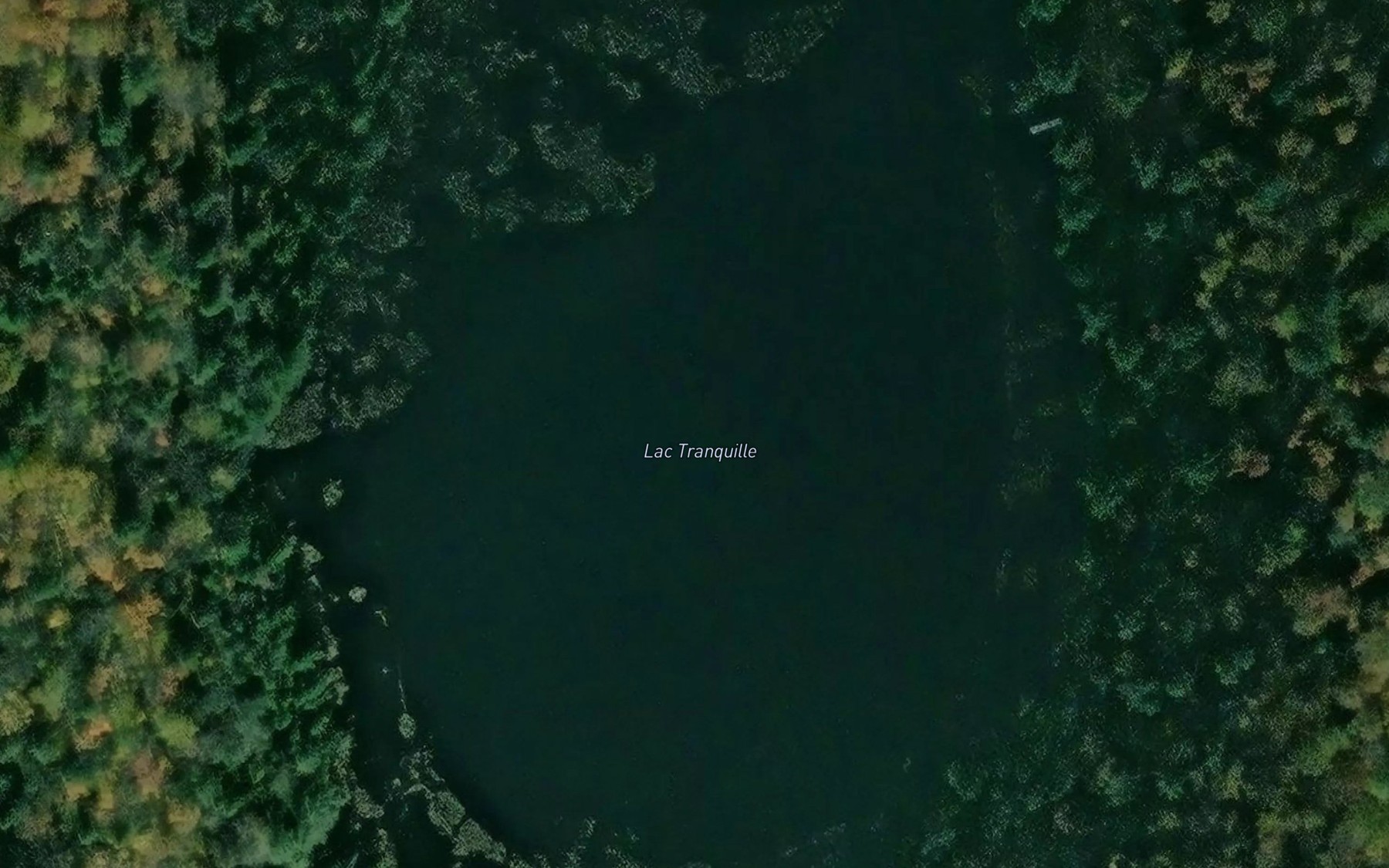 Satellite map of the Lac Tranquille