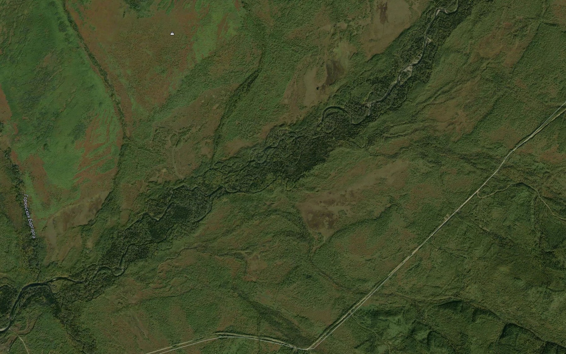 Satellite map of the Zabytyy