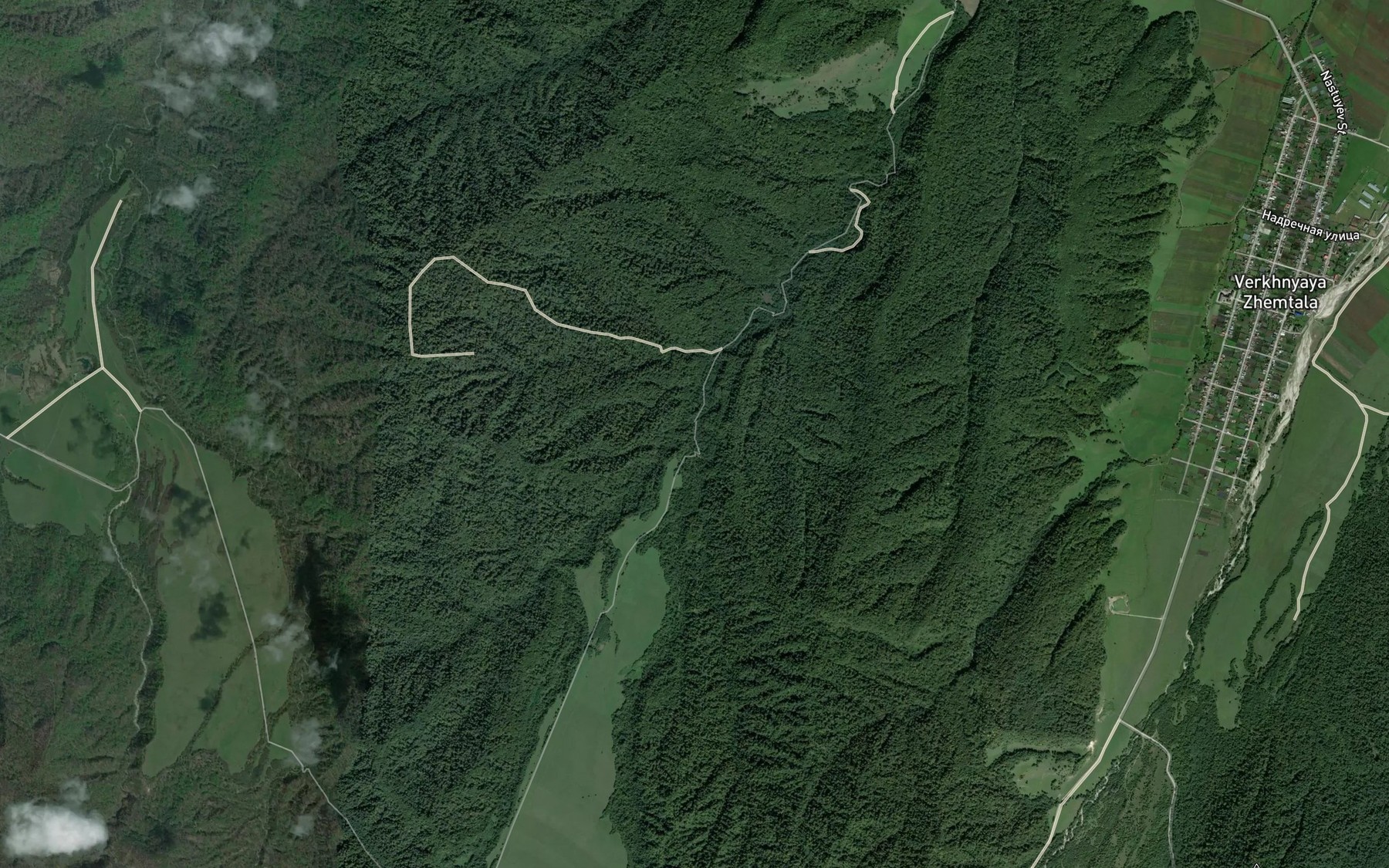 Satellite map of the Kosu