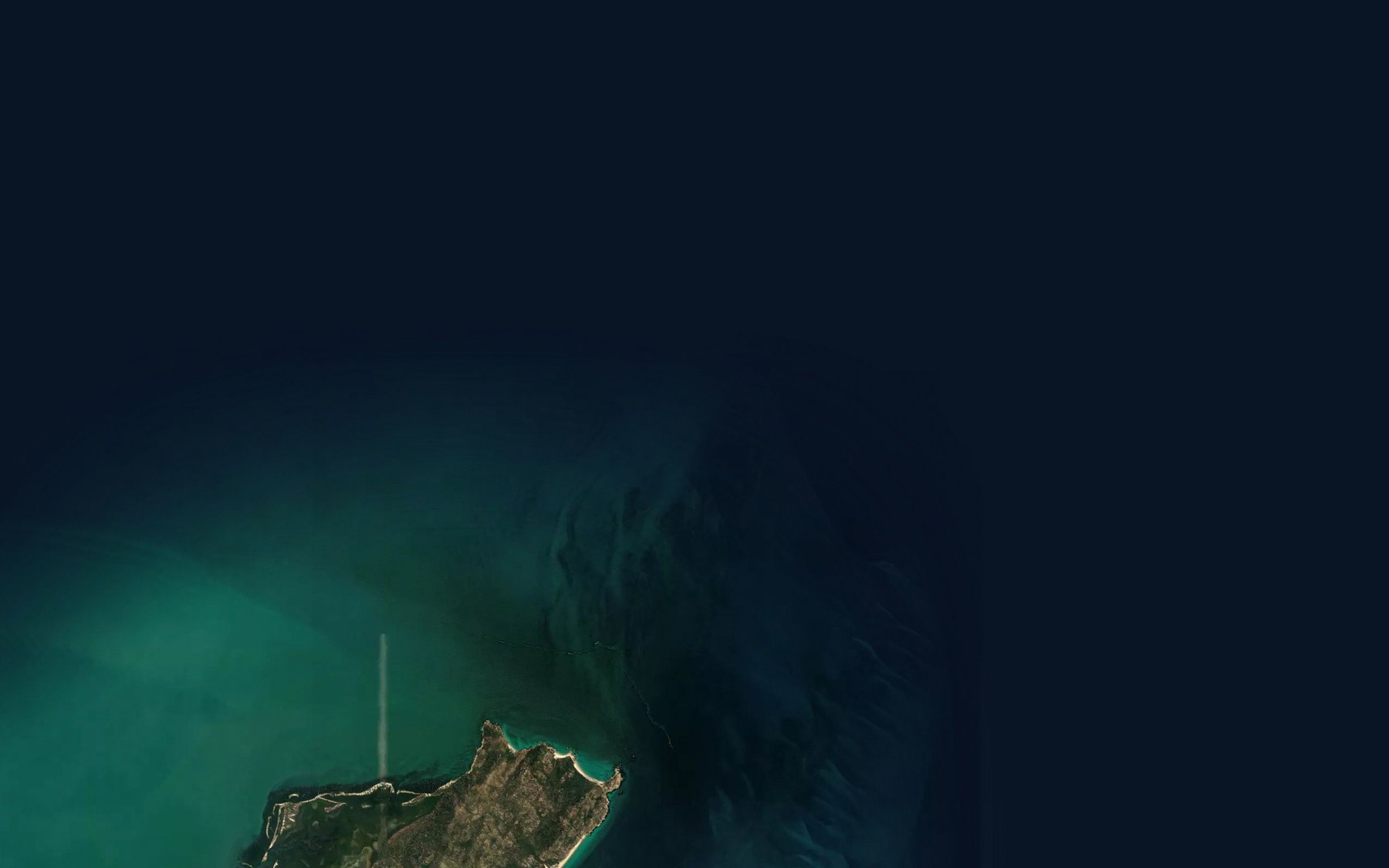 Satellite map of the Lansdown Reef