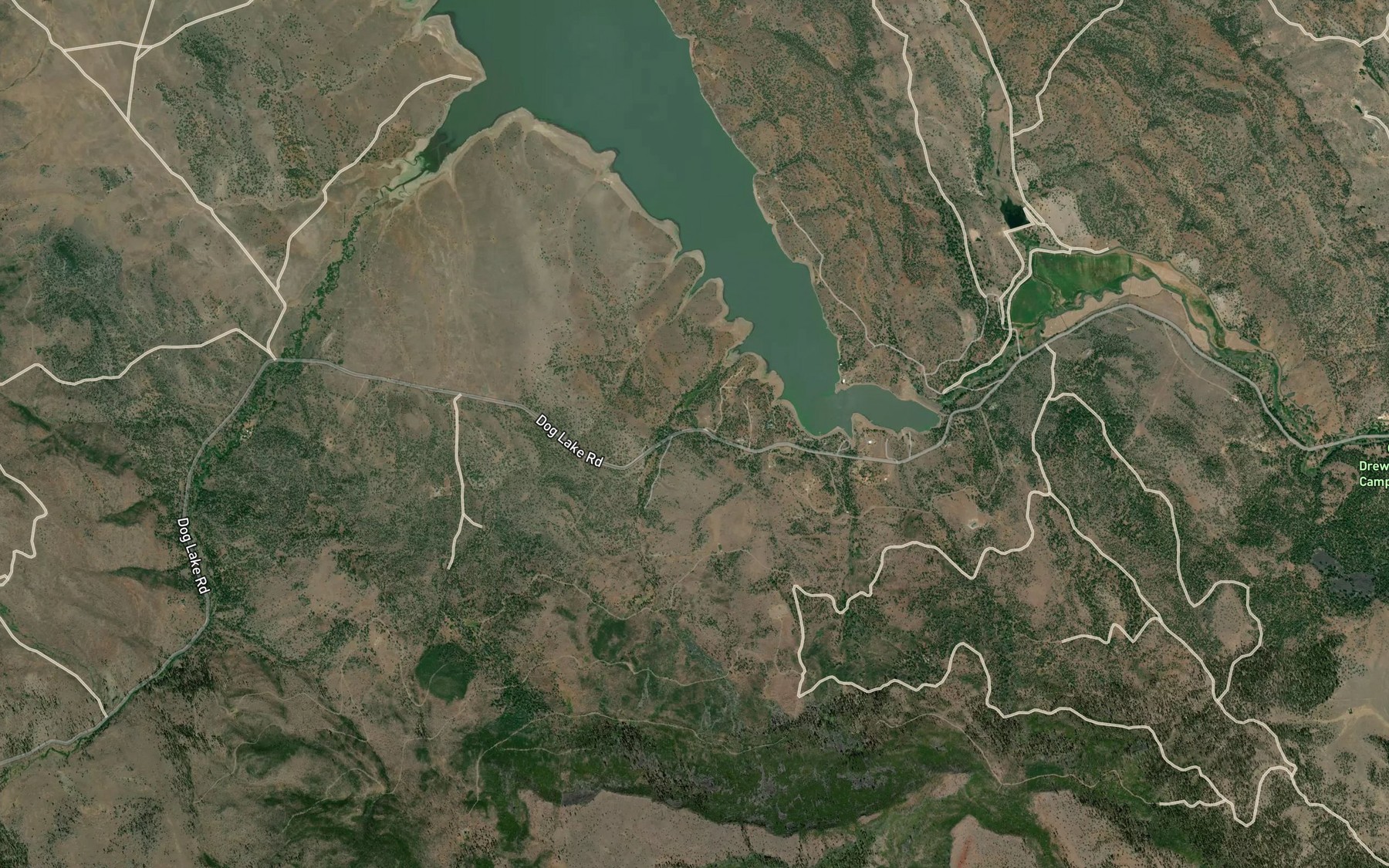 Satellite map of the Scotts Cabin Spring