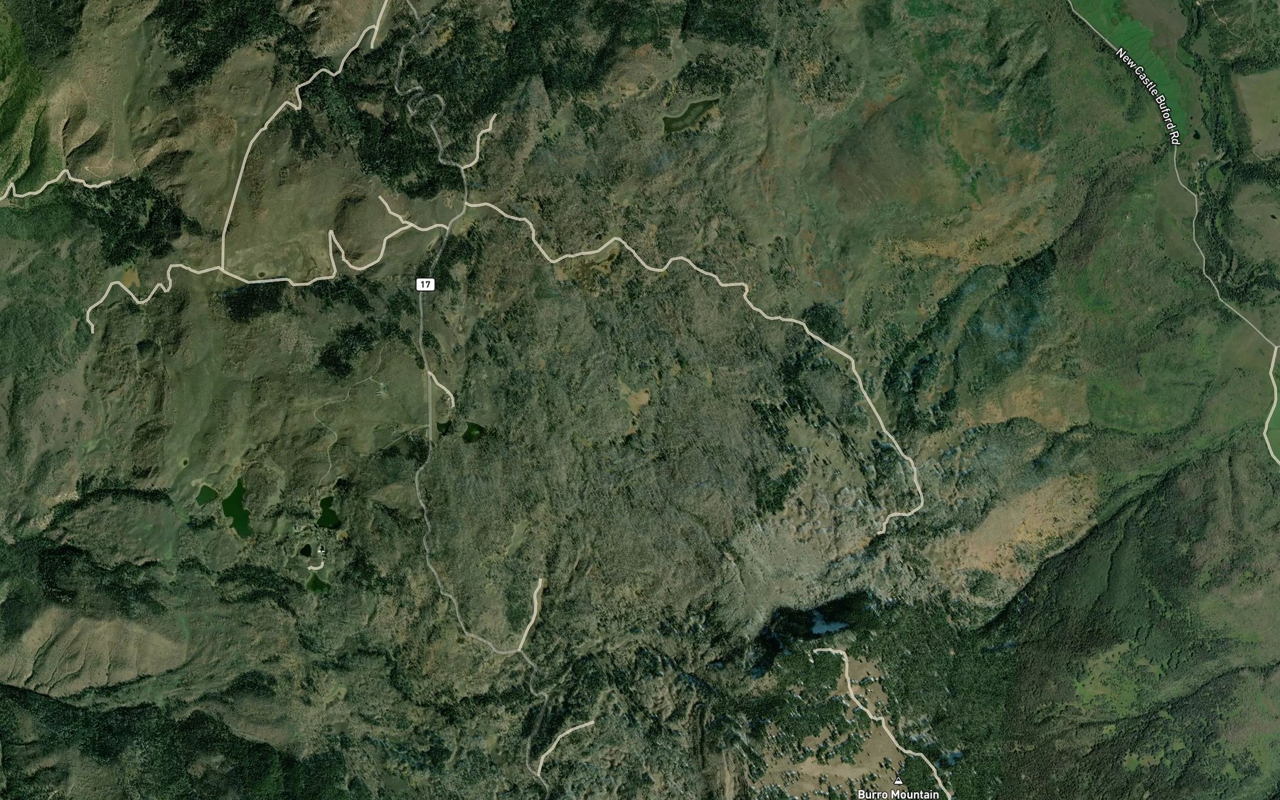 Satellite map of the Harker Park Lake