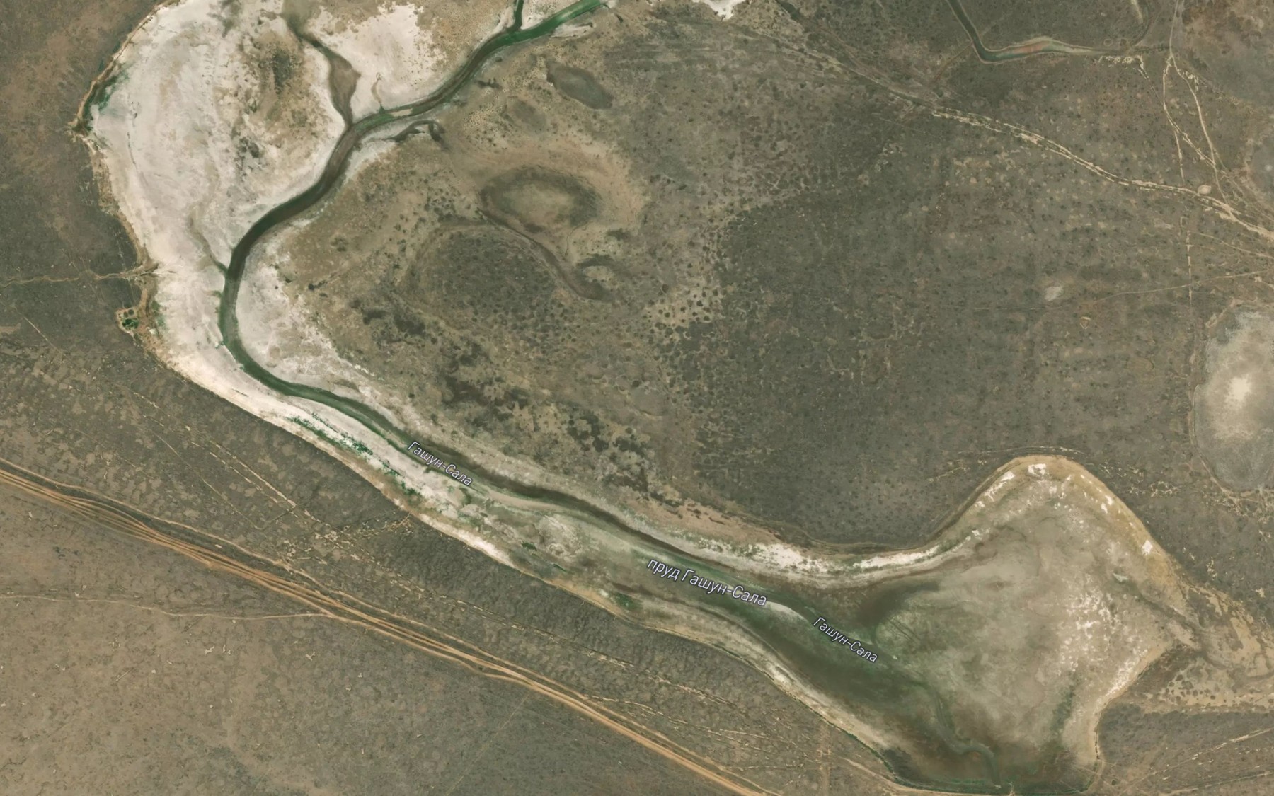 Satellite map of the Prud Gashun-Sala