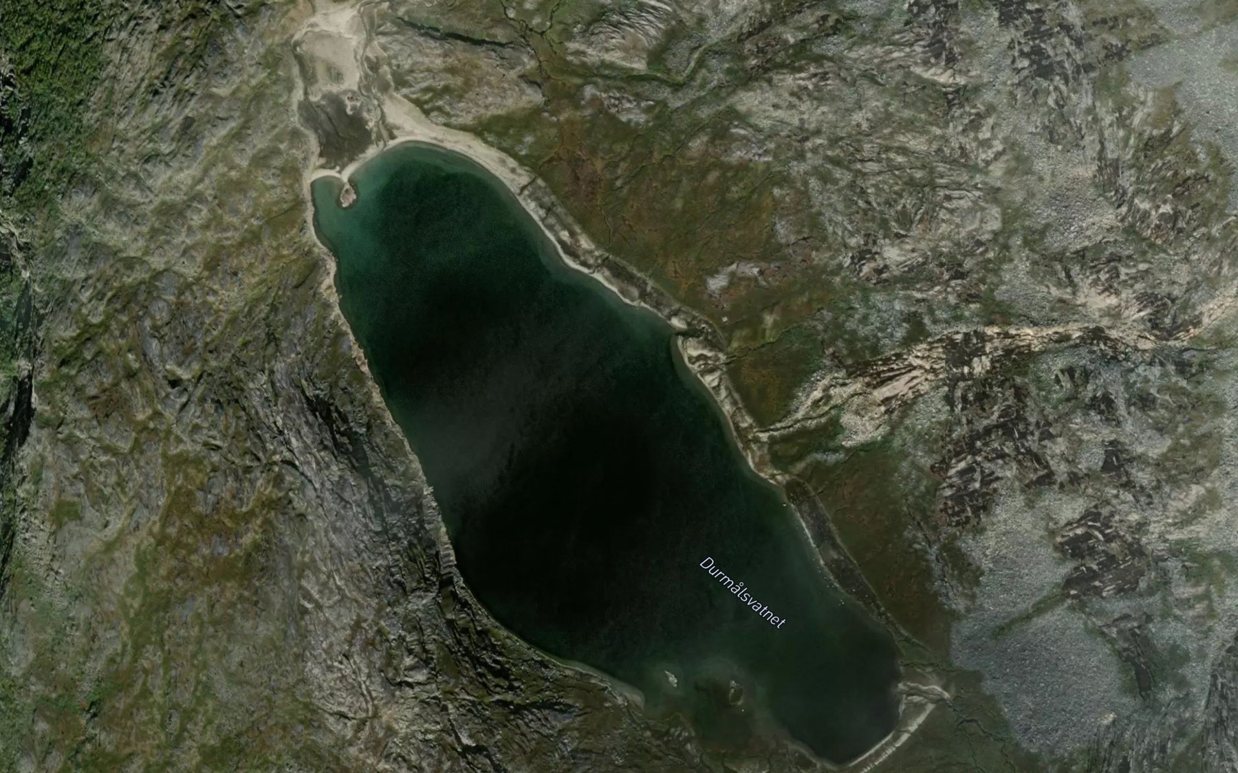 Satellite map of the Durmalsvatnet