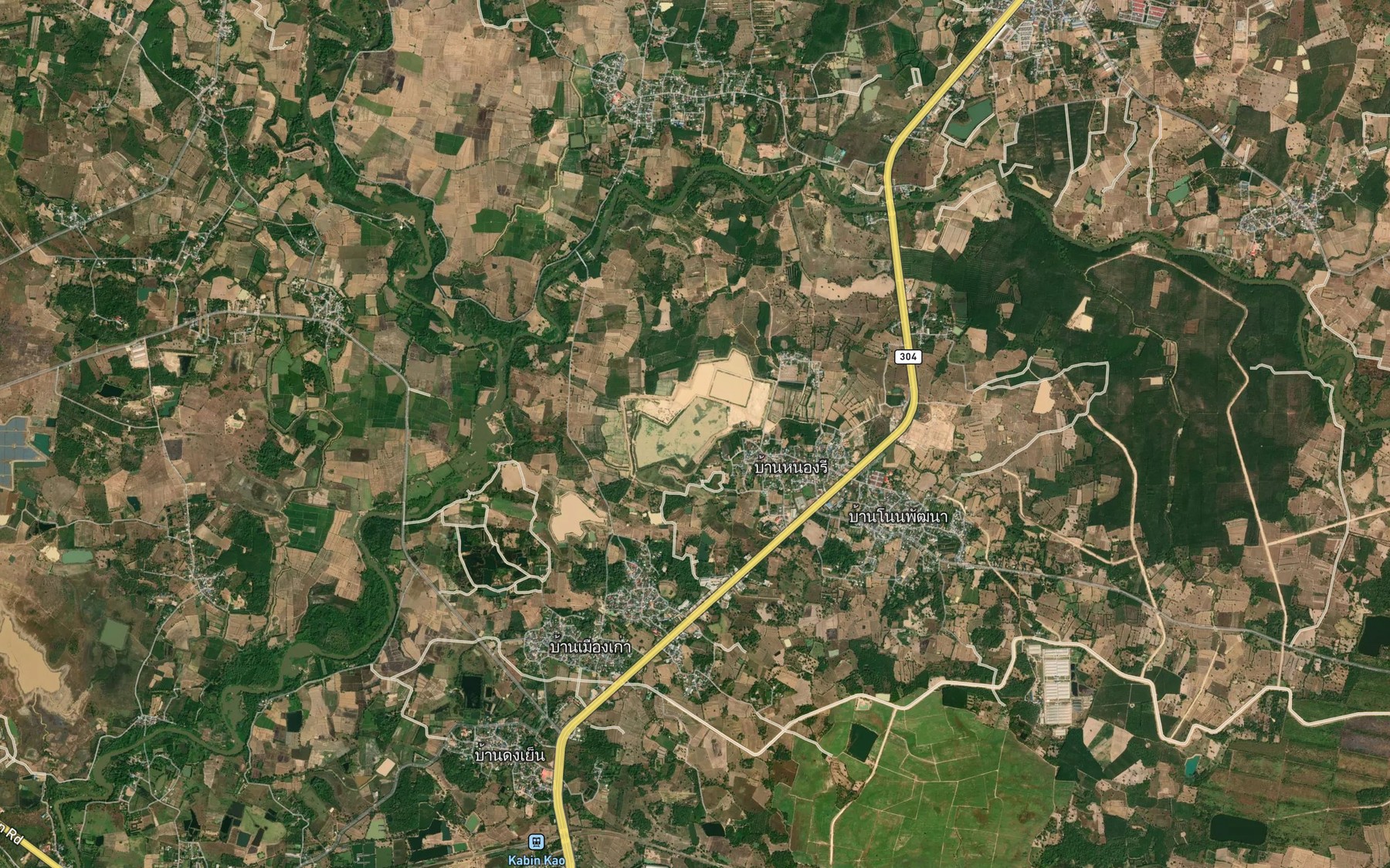 Satellite map of the Nong Ri