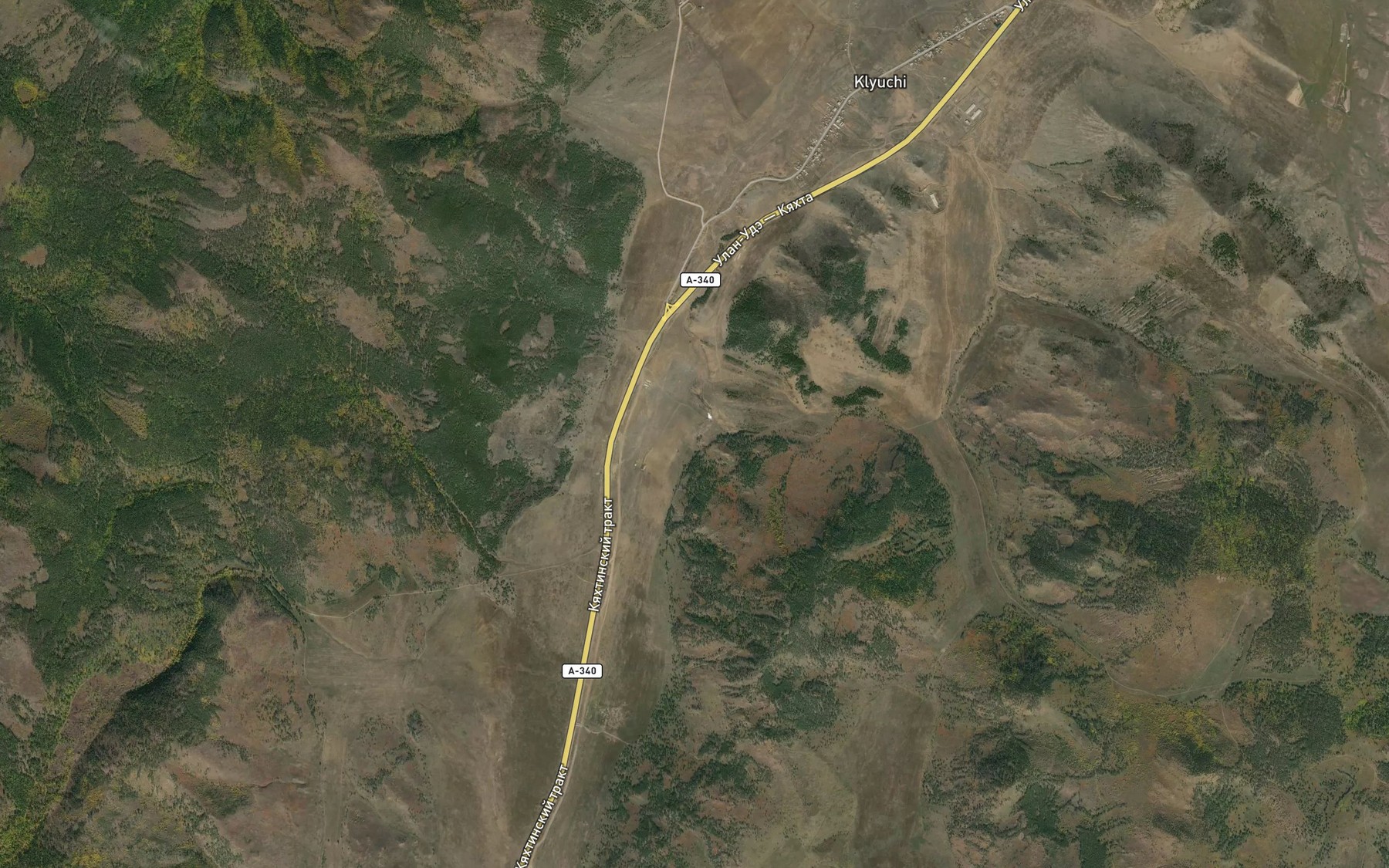 Satellite map of the Klyuch Stantsionnyy