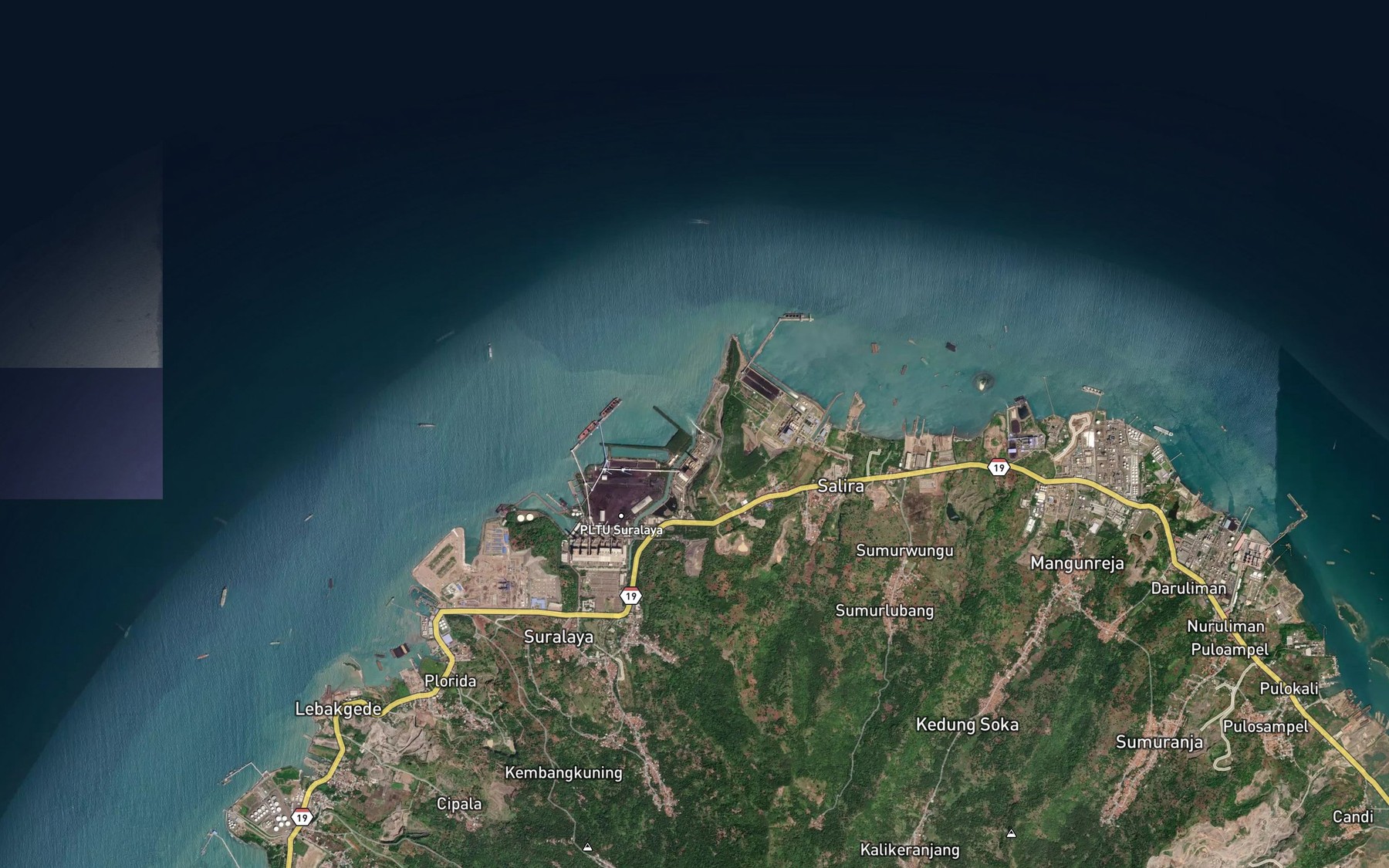 Satellite map of the Ci Kohot
