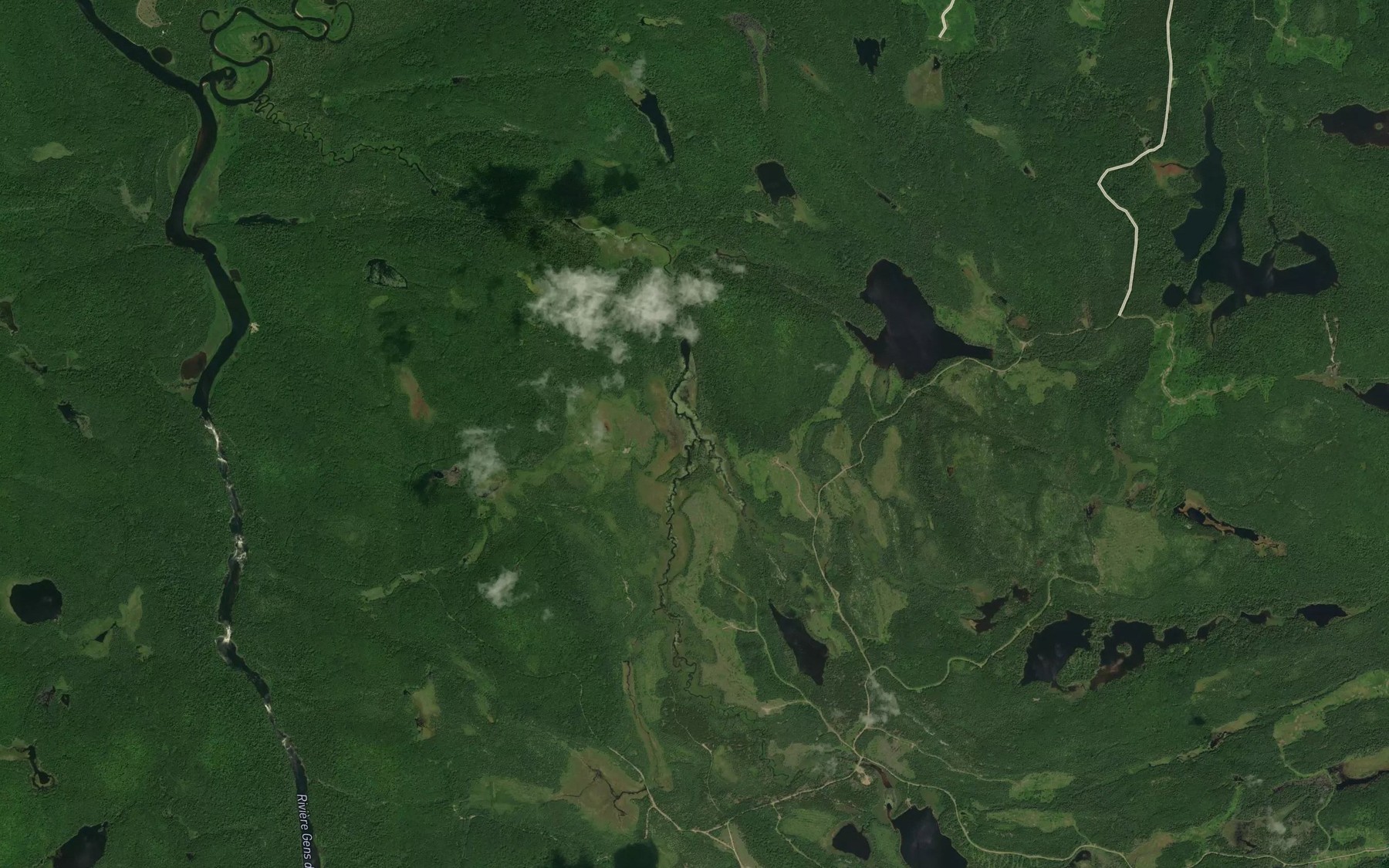 Satellite map of the Lac Carmelite