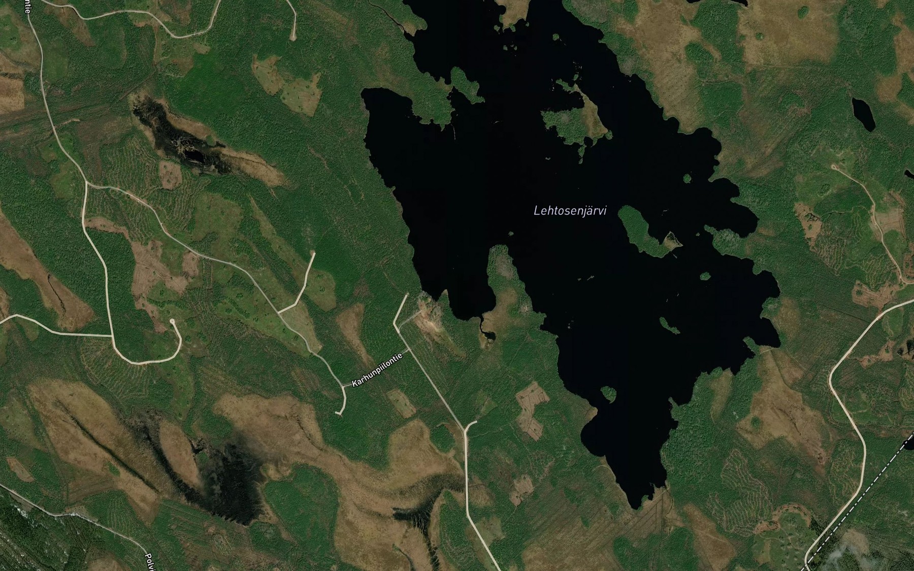 Satellite map of the Poominlahti