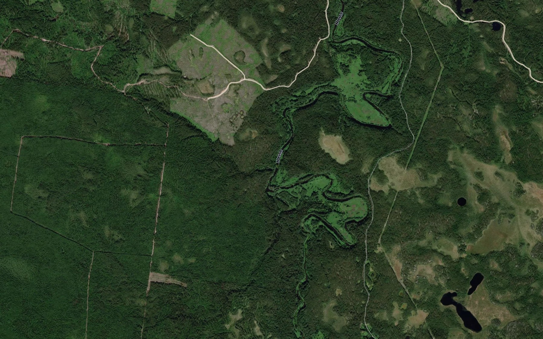 Satellite map of the Bol'shoy Ozimruchey