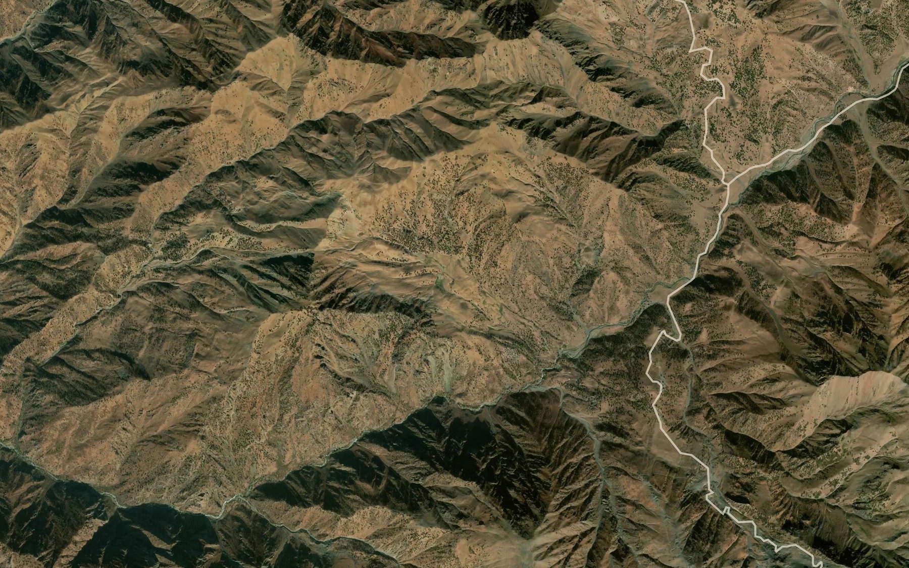 Satellite map of the Ozero Bakakkol'