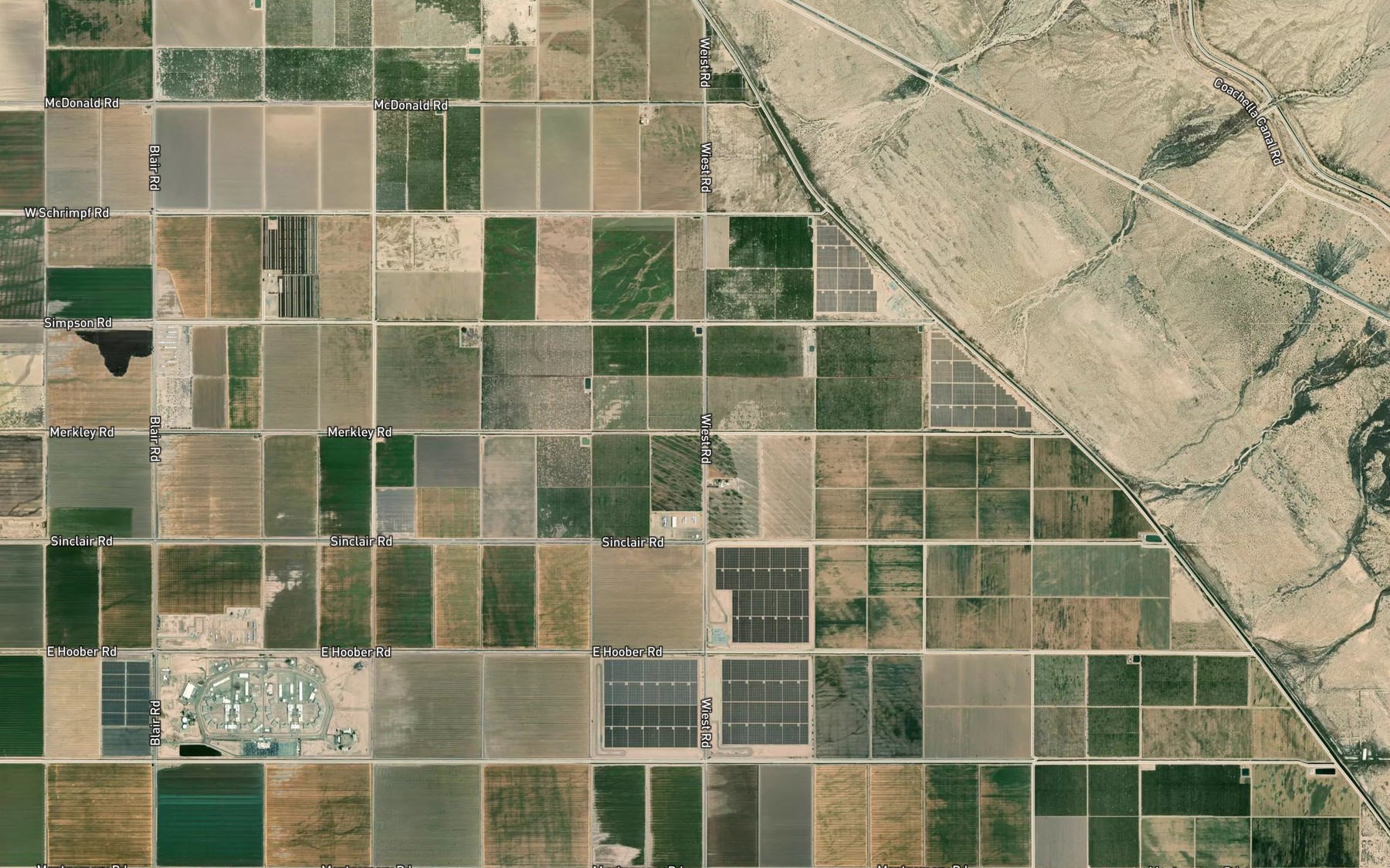 Satellite map of the L Lateral