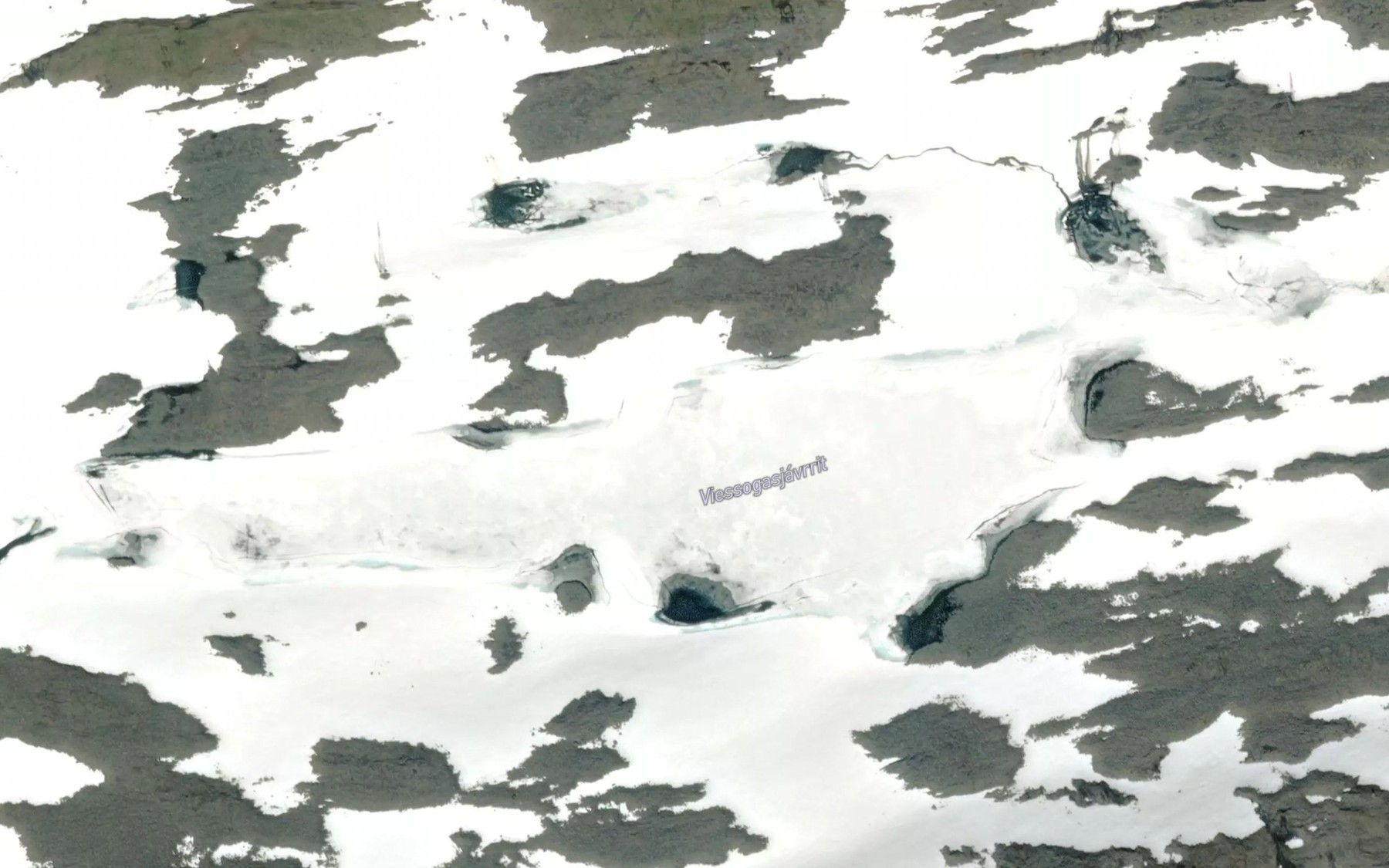 Satellite map of the Viessogasjavrrit